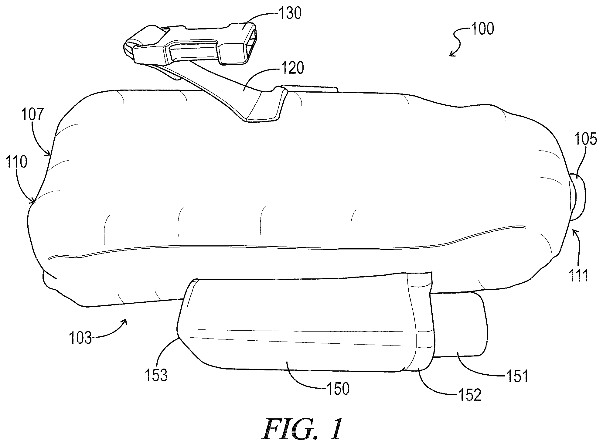 Patent US12102273 — Mobile hand cleaning station — Figure 1