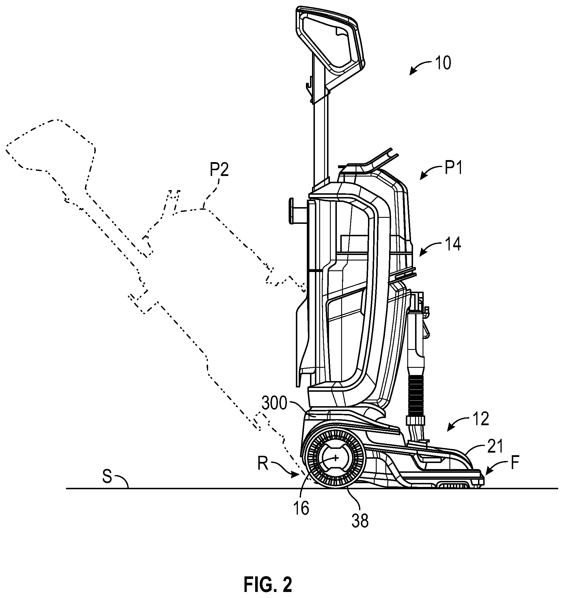 Patent US12102275 Figure 2 – Surface cleaner