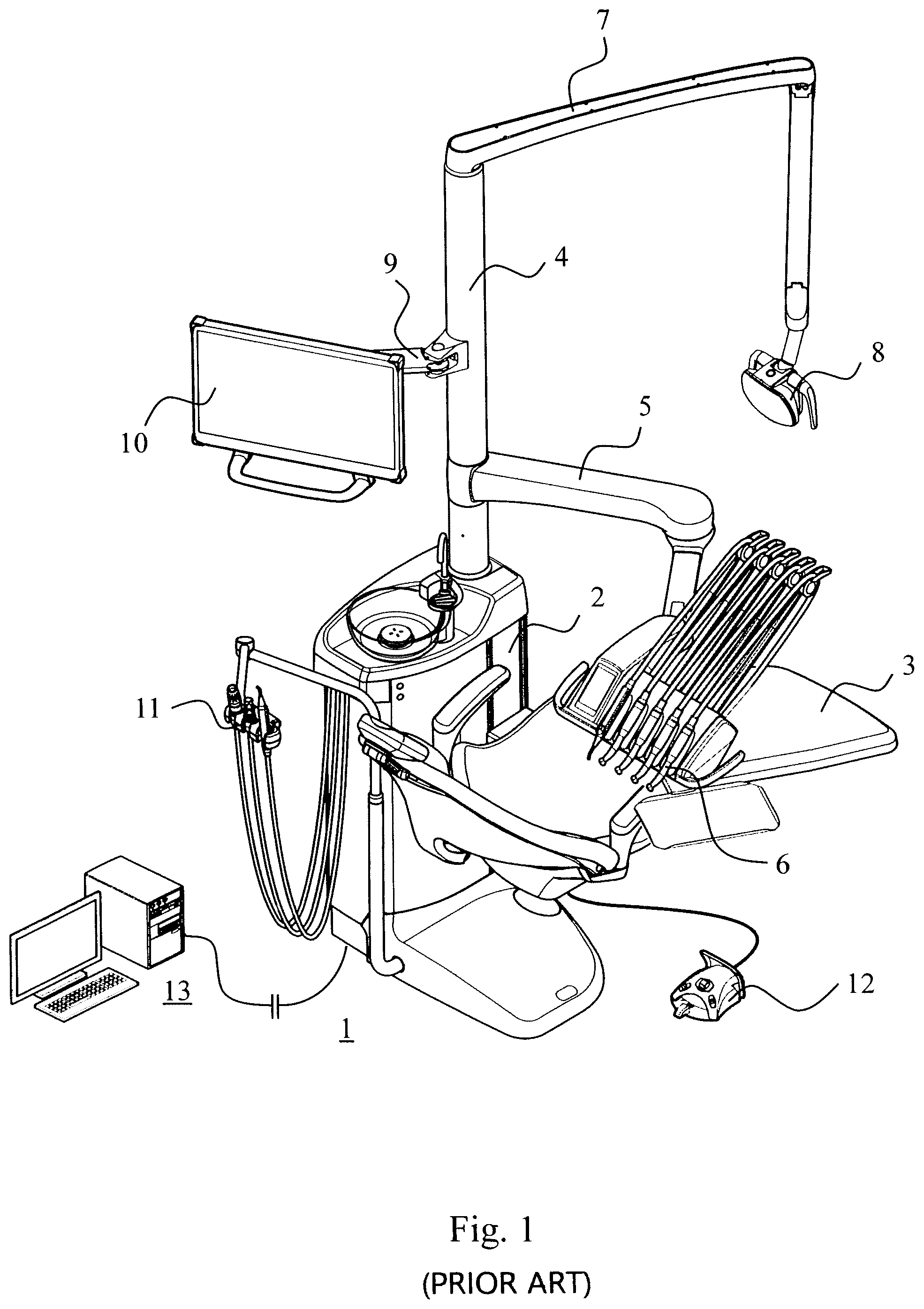 Patent US12102300 — Dental care unit — Figure 1