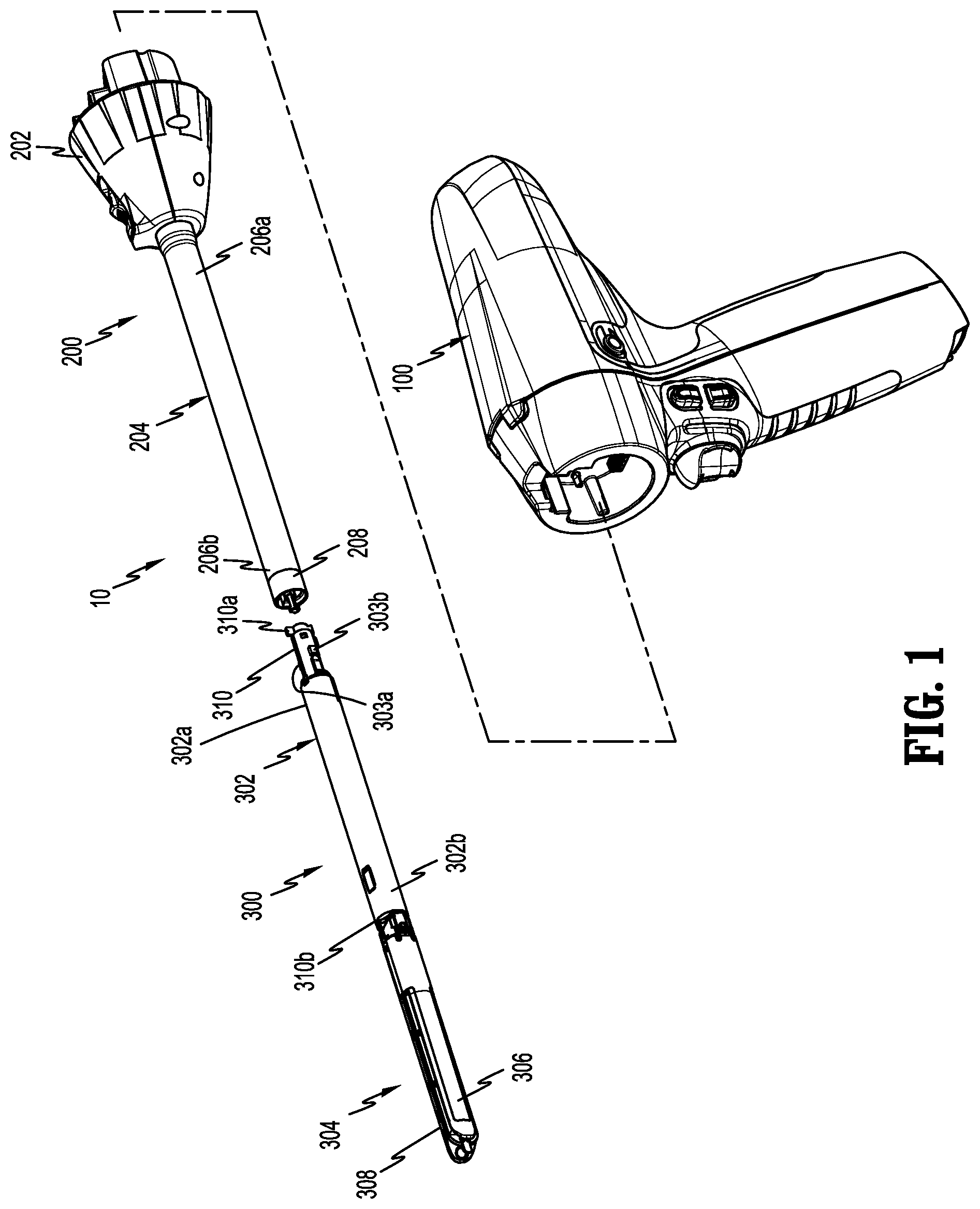 Patent US12102305 — Adapter assemblies and surgical loading units — Figure 1
