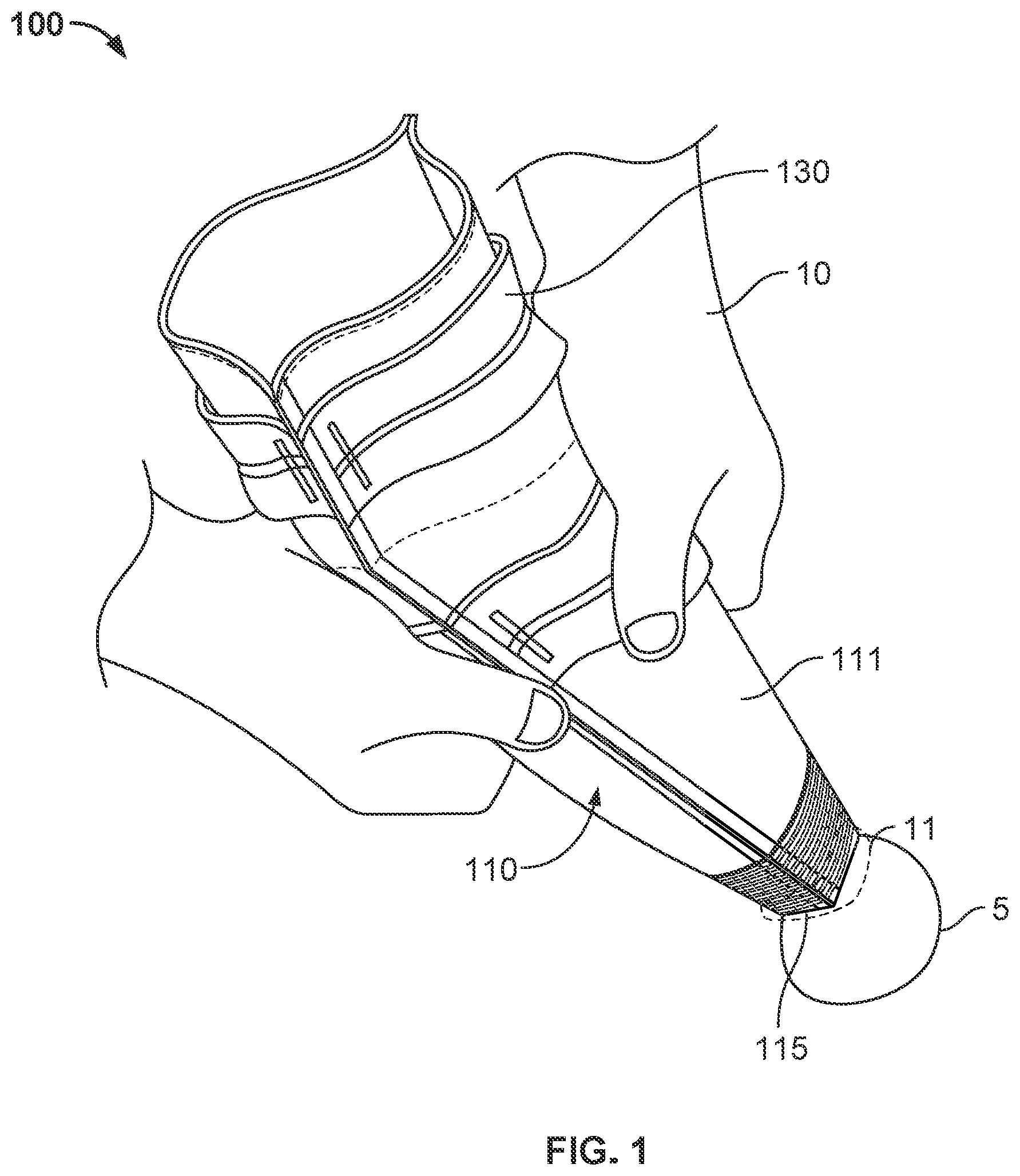 Patent US12102307 — Surgical delivery devices, systems, and methods — Figure 1