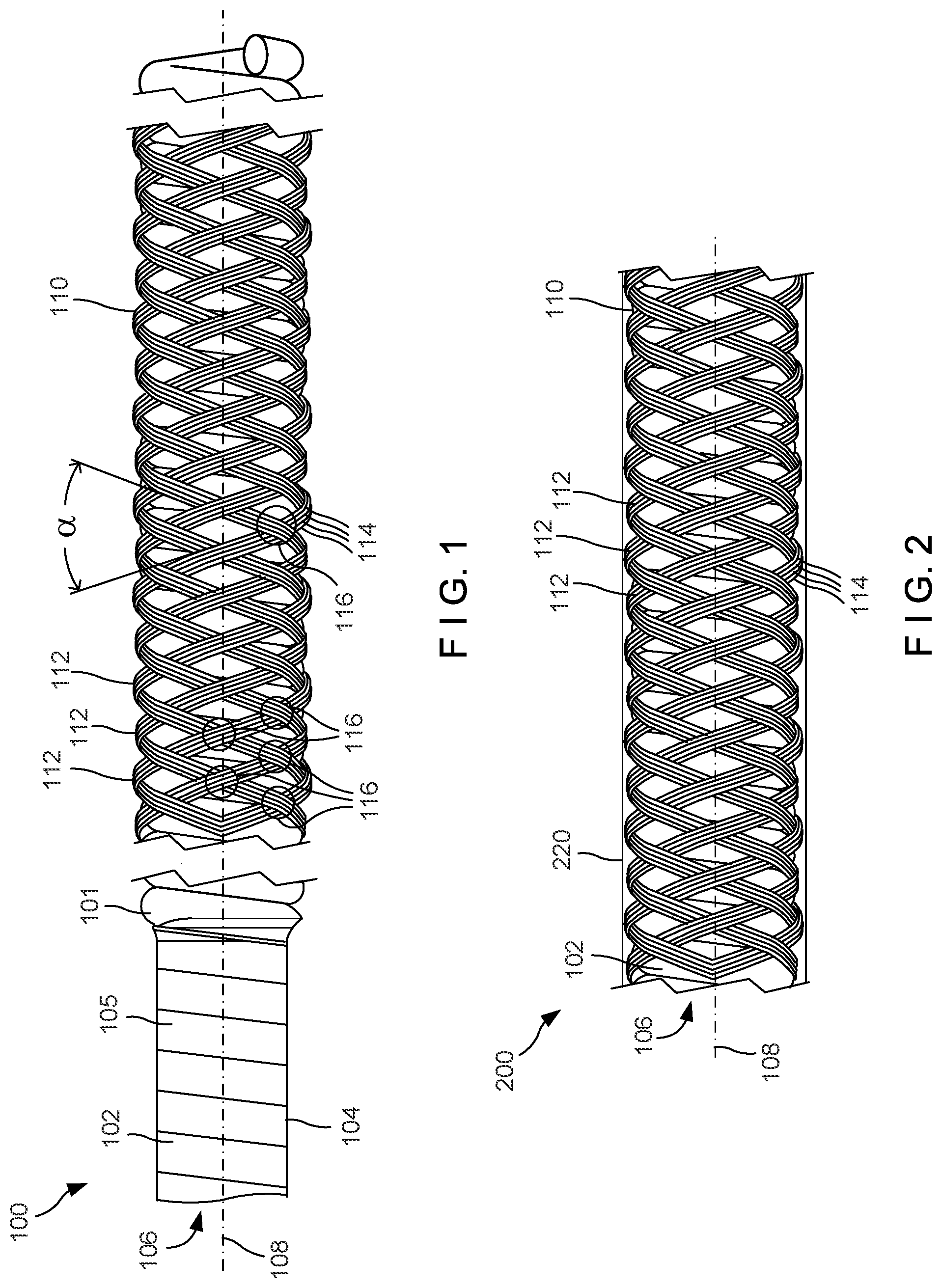 Patent US12102308 — Braided hemostasis shaft for improved torsional response — Figure 1