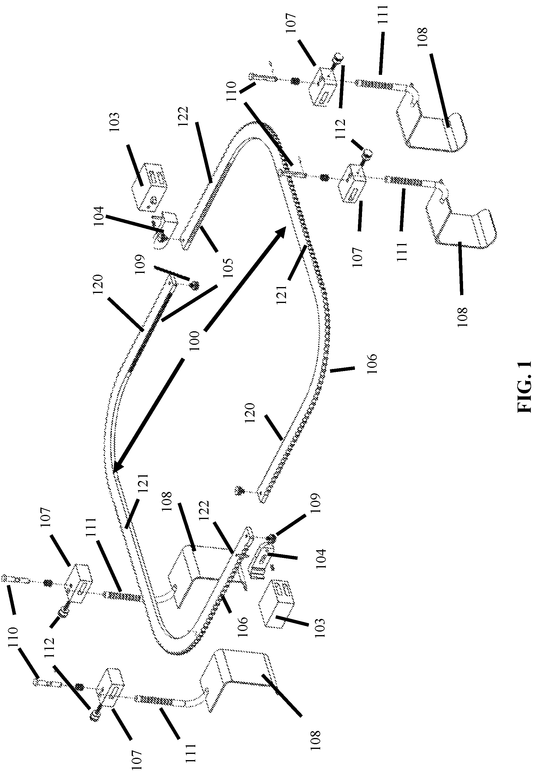 Patent US12102313 — Adjustable locking surgical retractor — Figure 1