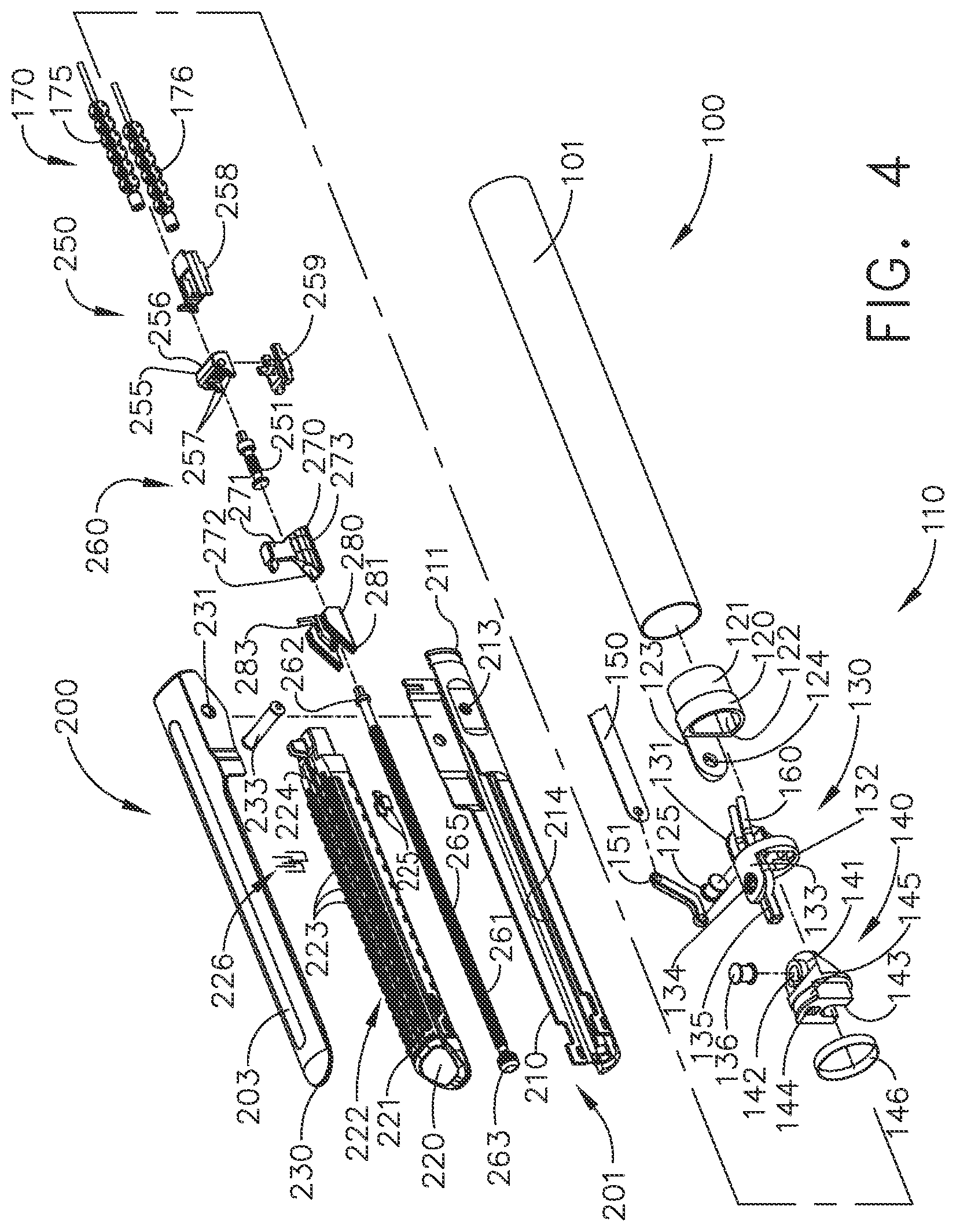 Patent US12102323 Figure 4 – Rotary-driven surgical stapling assembly comprising a floatable component