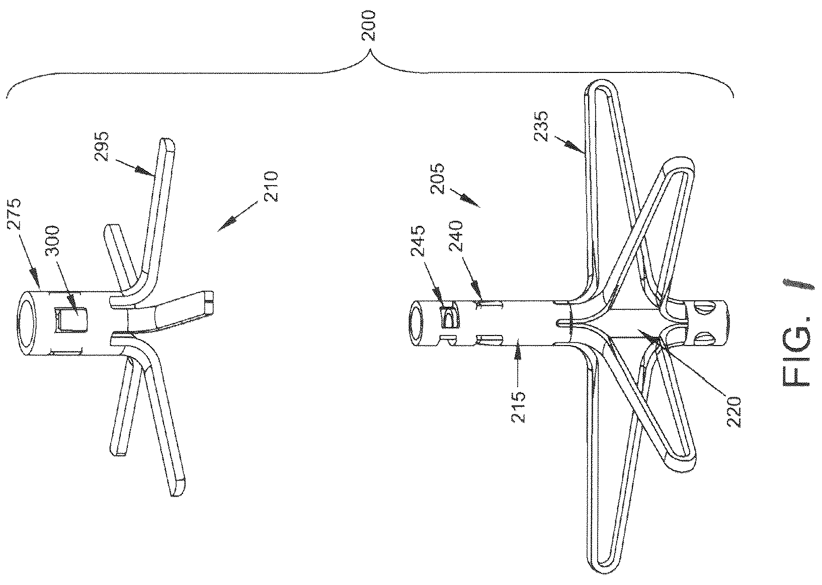 Patent US12102332 — Methods and apparatus for clamping tissue and occluding tubular anatomical structures — Figure 1