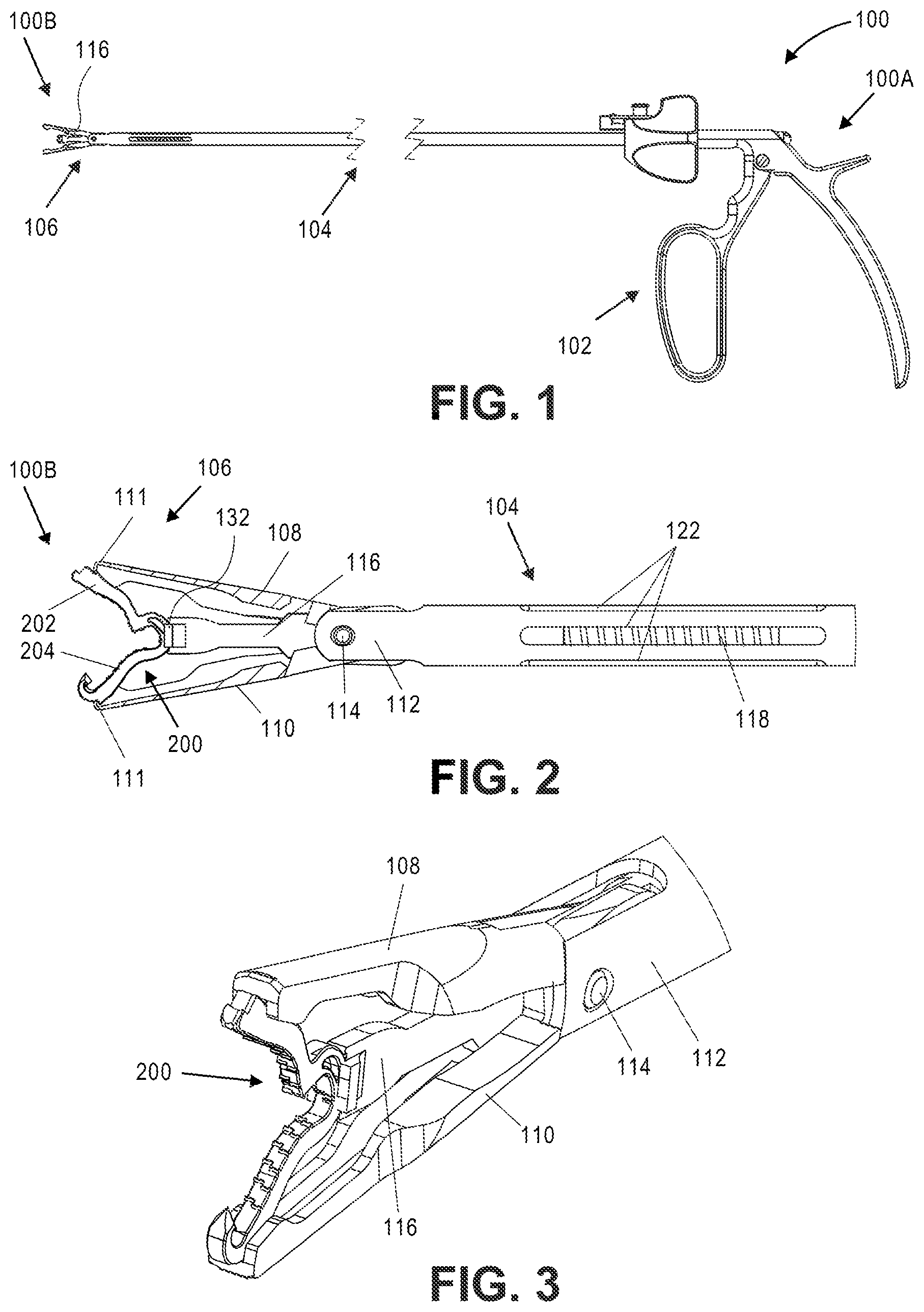 Patent US12102334 Figure 1 – Clip applier with stabilizing member