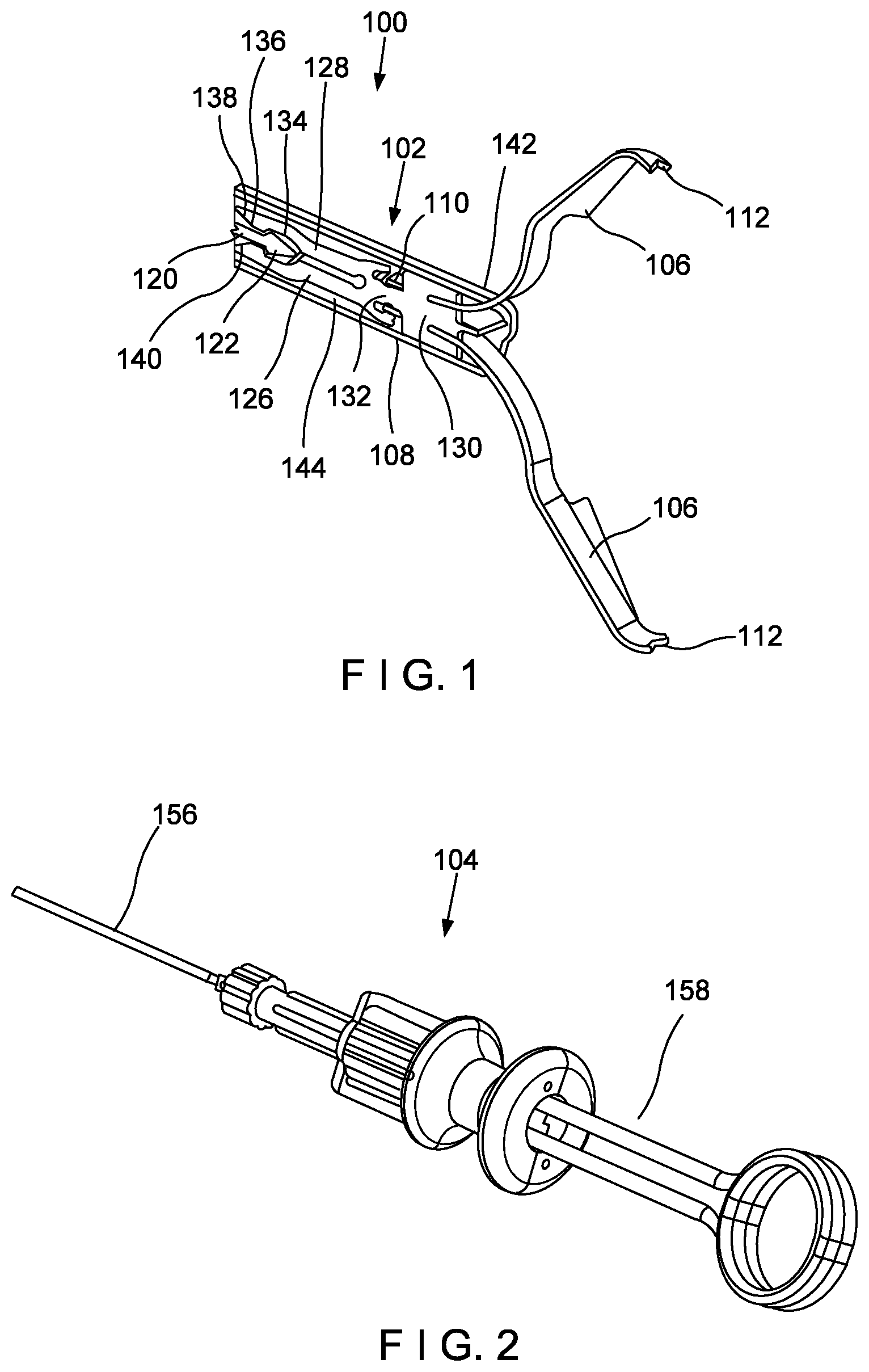 Patent US12102336 — Crimp attachment of clip for reloadable hemostasis device — Figure 1