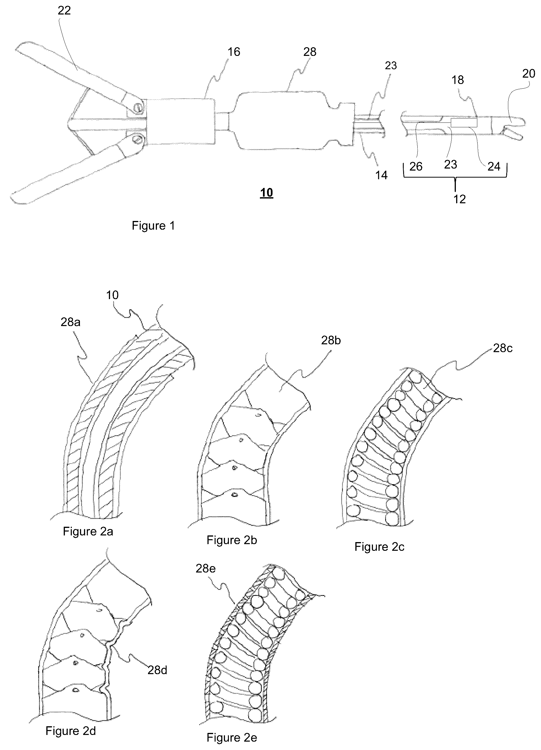 Patent US12102346 — Sensor film for endoscopic instruments — Figure 1