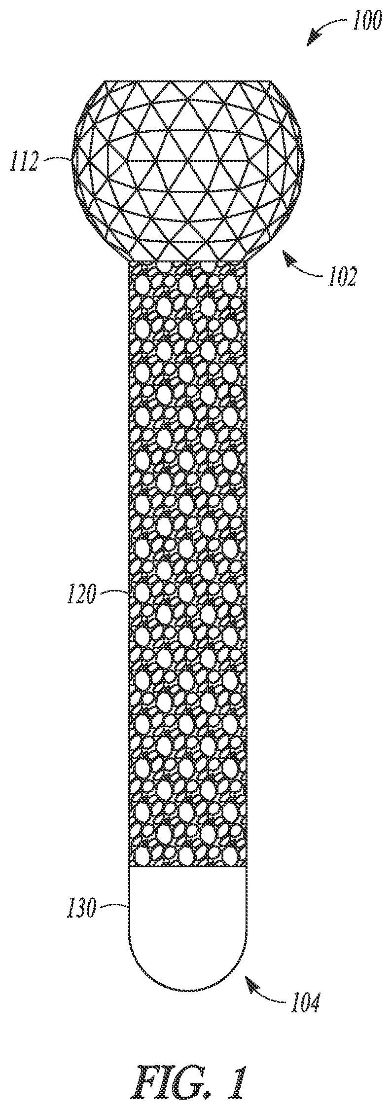 Patent US12102366 — Poly-axial fixation posts — Figure 1