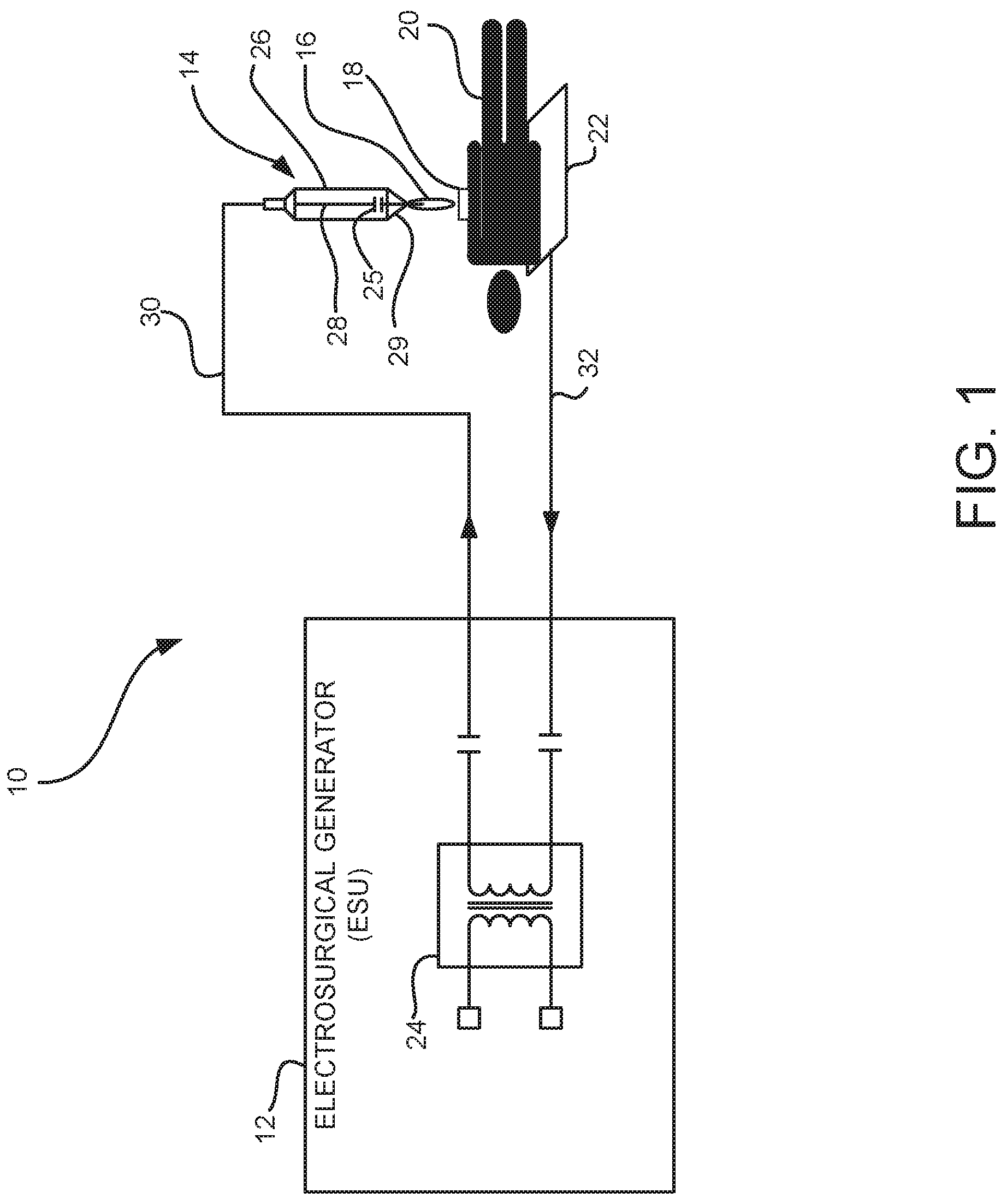 Patent US12102370 — Skin status monitor and method thereof for electrosurgical apparatuses — Figure 1