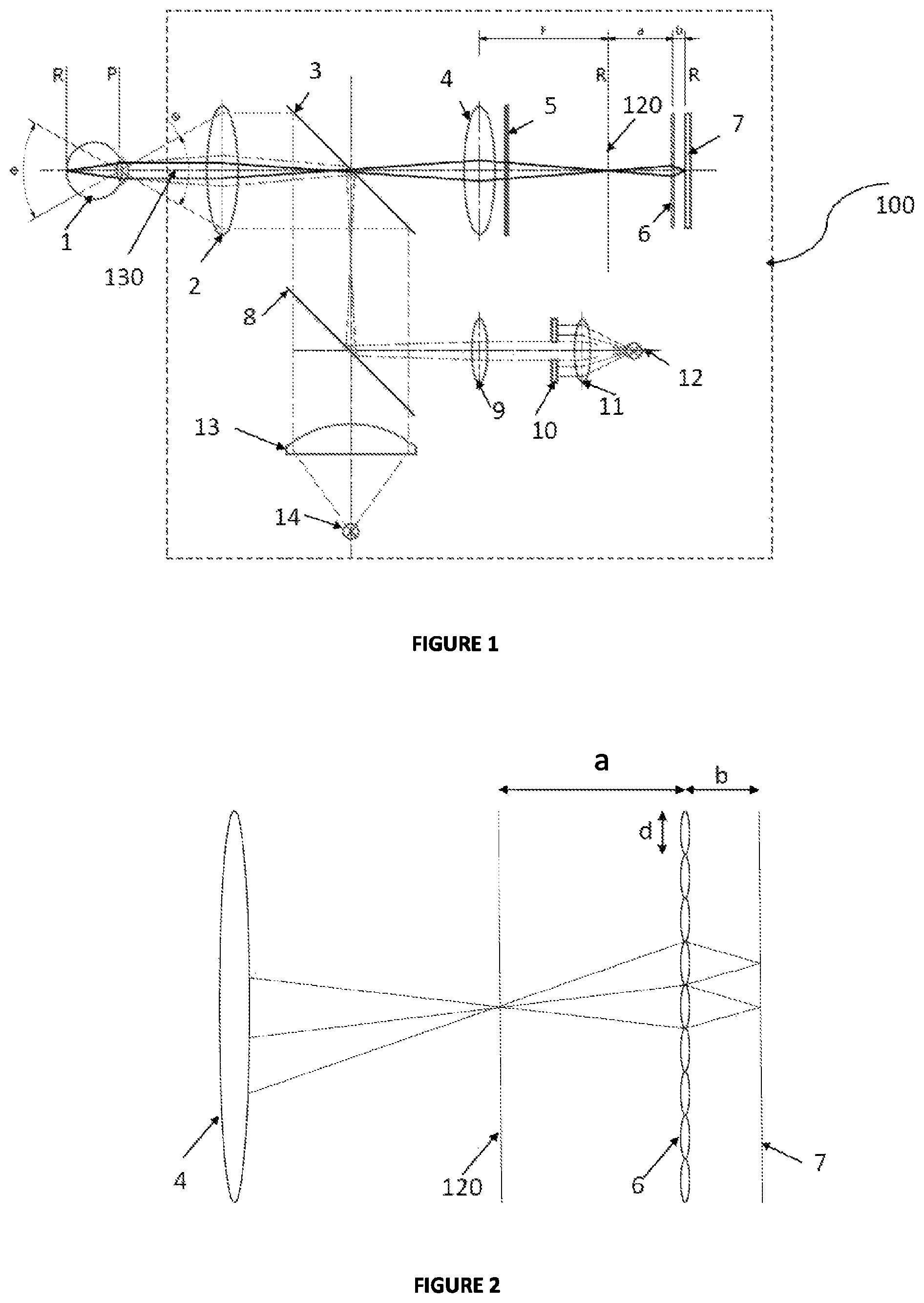 Patent US12102385 — Method and system for calibrating a plenoptic camera system — Figure 1