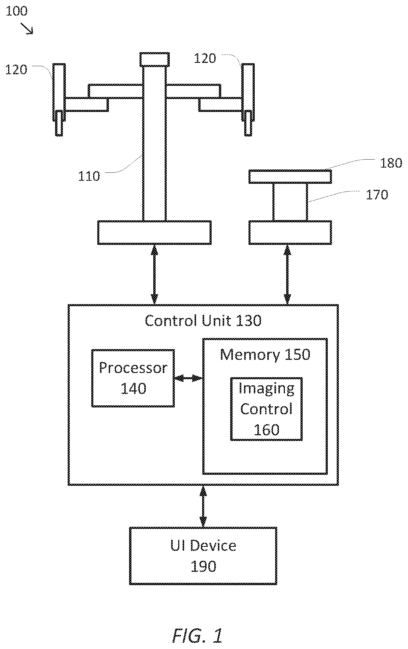 Patent US12102391 — System and method for registration and coordinated manipulation of augmented reality image components — Figure 1