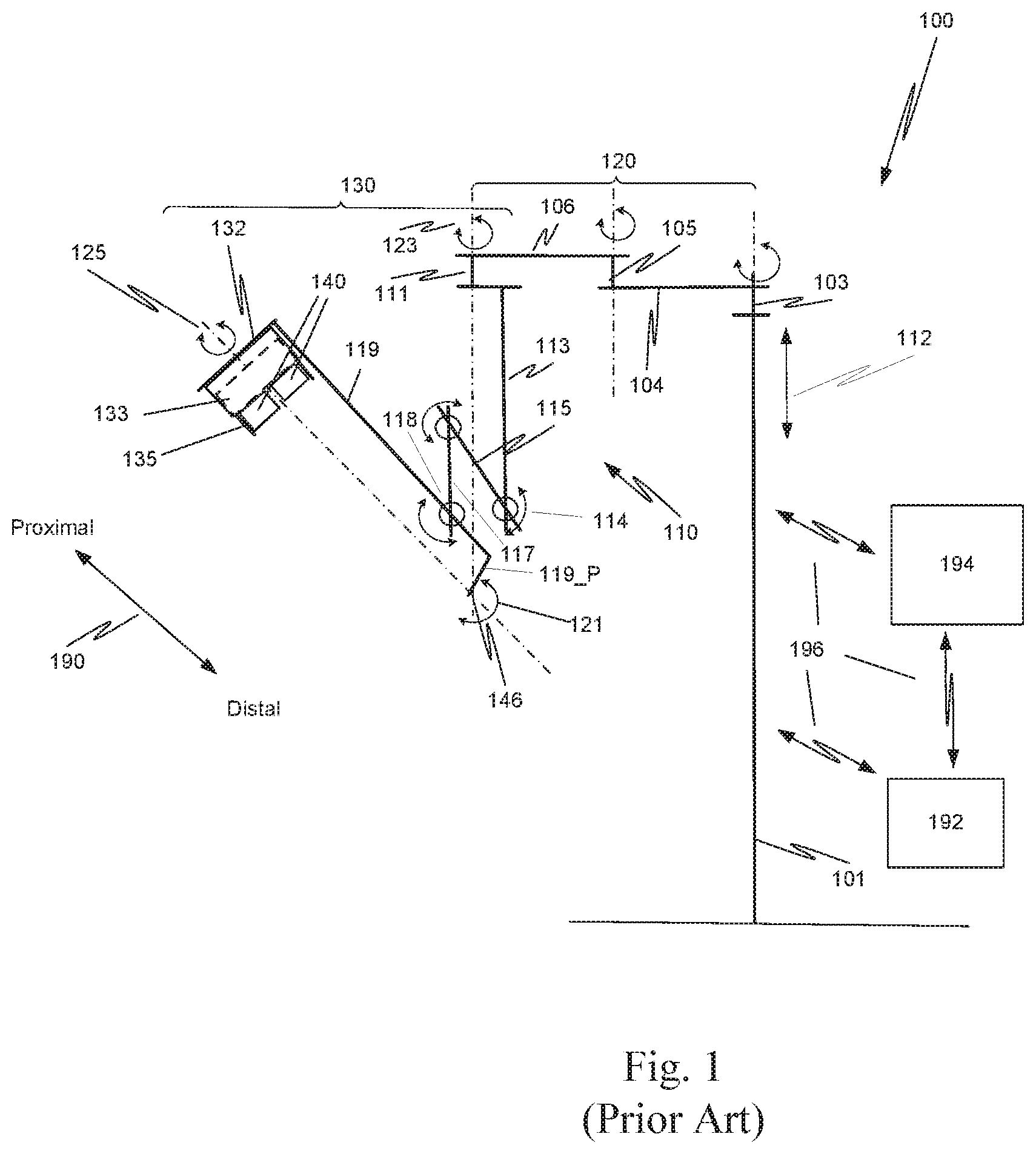 Patent US12102400 Figure 1 – Techniques for controlling a moveable component