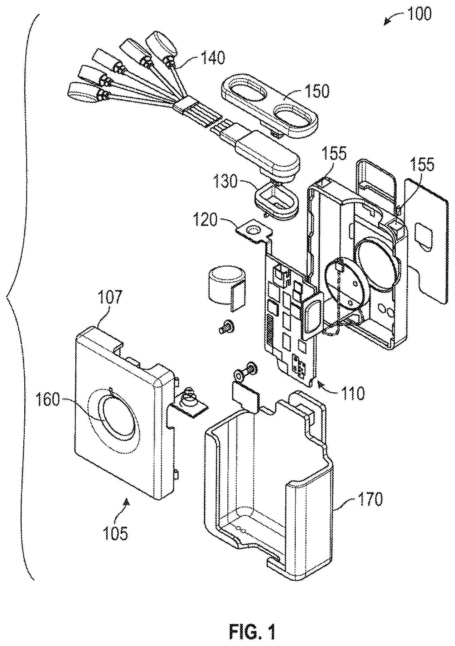 Patent US12102438 — Pendant physiological signal monitor and associated systems and methods — Figure 1