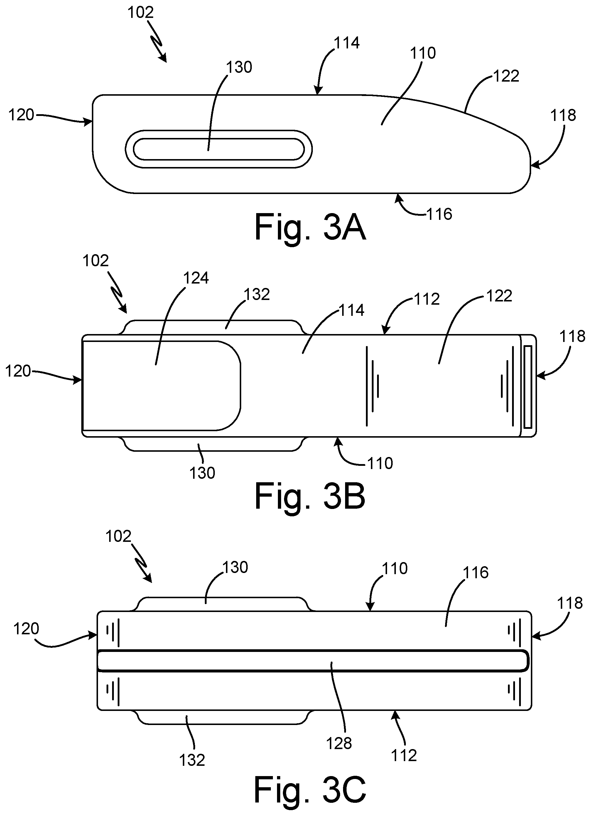 Patent US12102449 Figure 2 – Clip design for a subcutaneous device