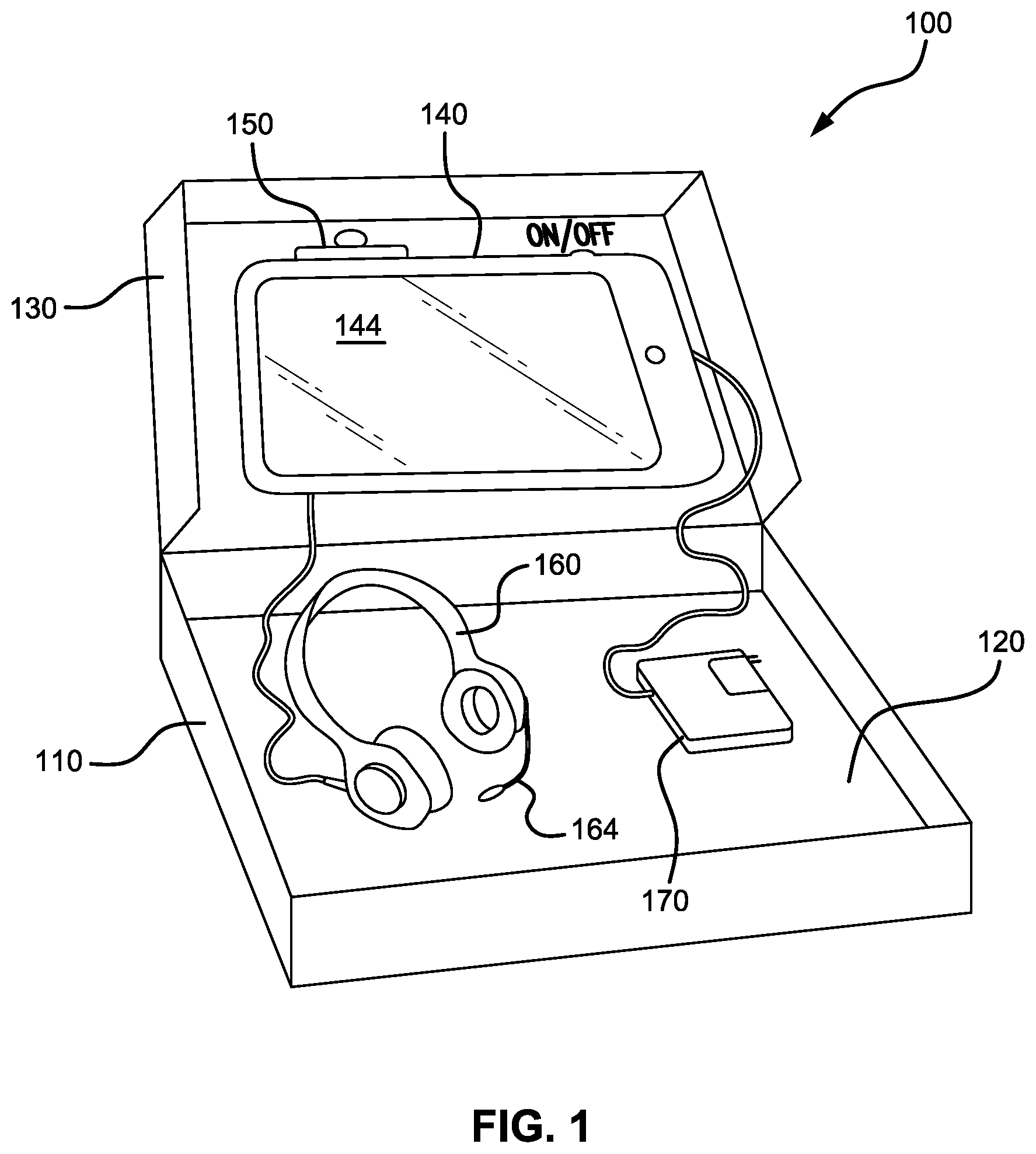 Patent US12102456 — Equipment and methods for remote neuropsychological assessment — Figure 1