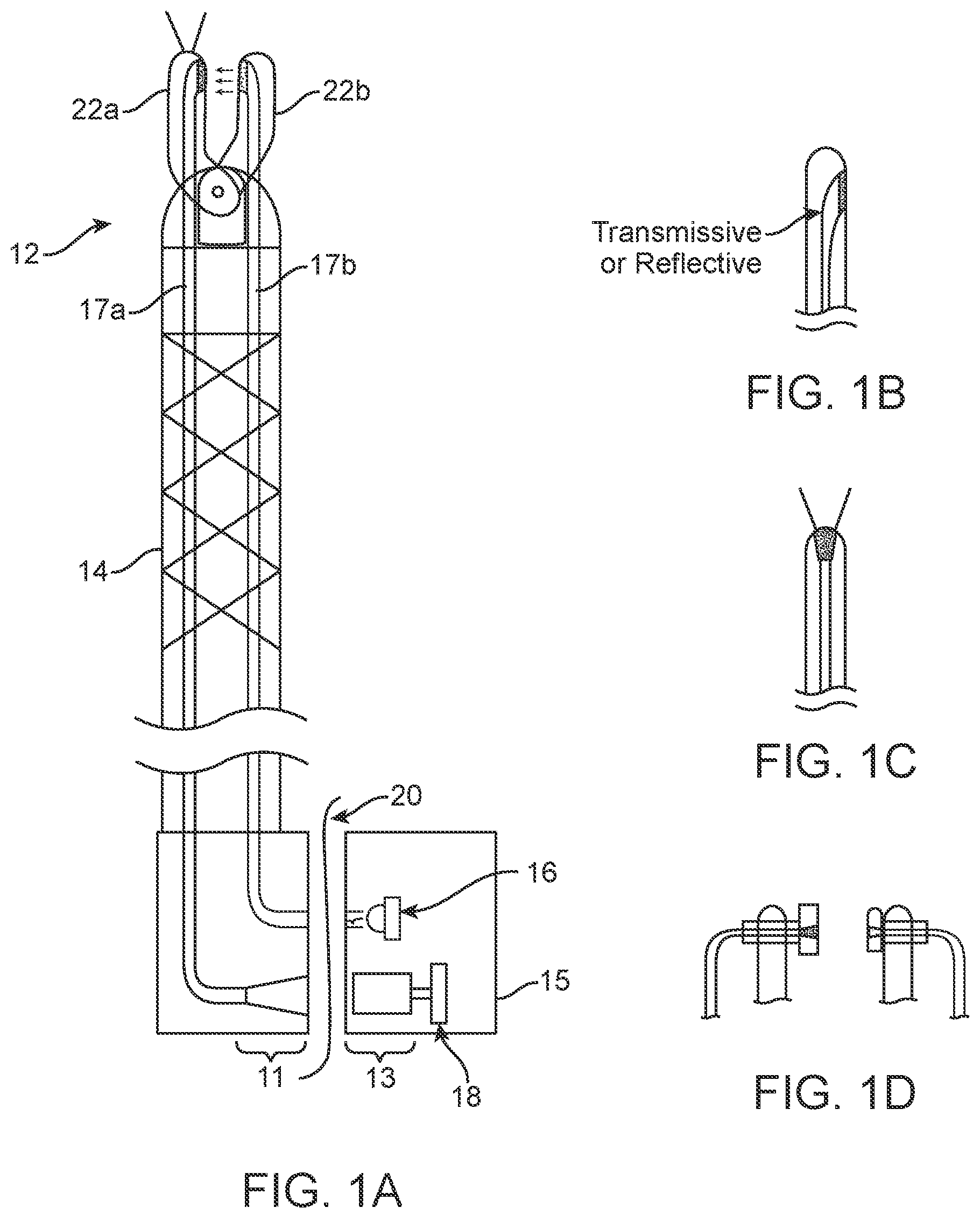 Patent US12102487 — Instrument for optical tissue interrogation — Figure 1