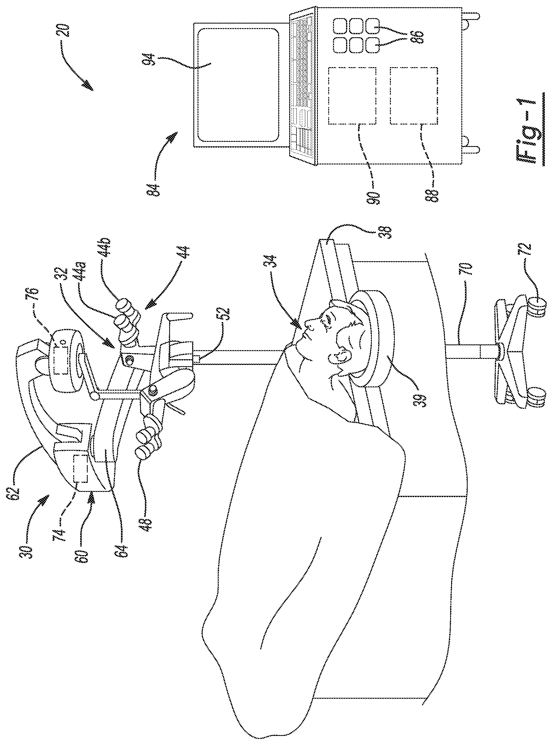 Patent US12102490 — System and method for viewing a subject — Figure 1
