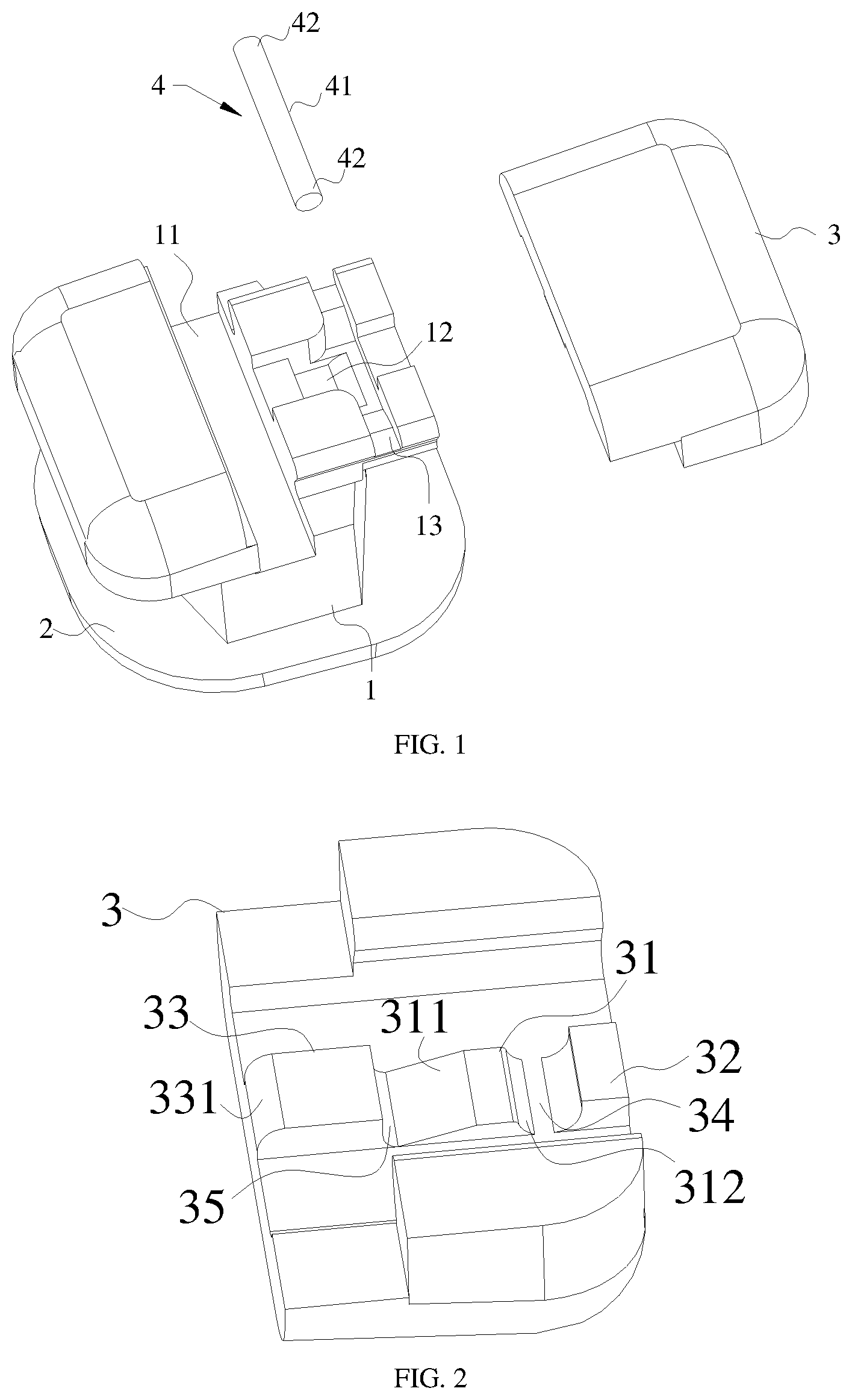 Patent US12102503 — Structurally reliable bracket — Figure 1