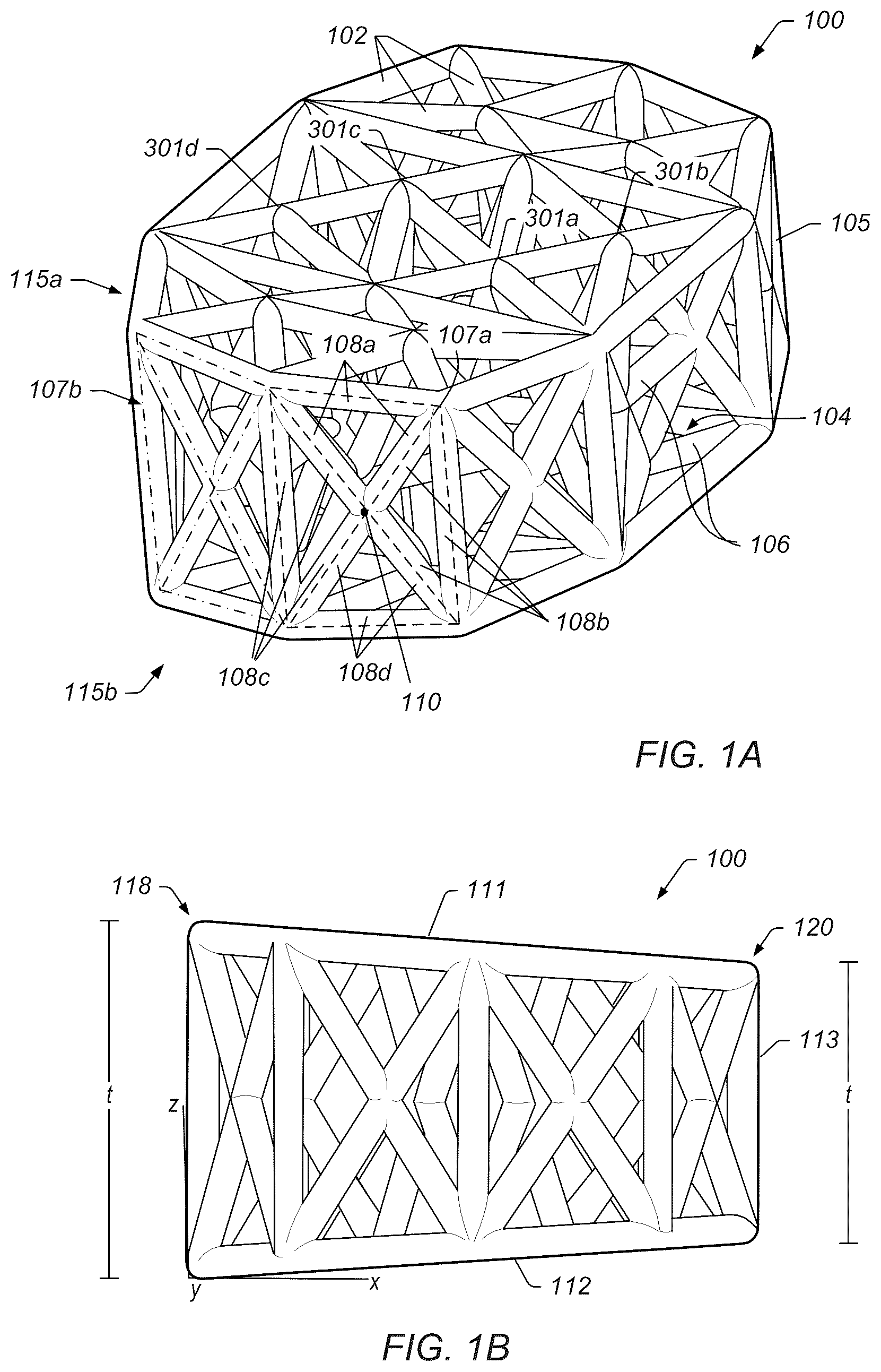 Patent US12102535 — Piezoelectric coated implants and methods of using piezoelectric coated implants to repair bone structures — Figure 1