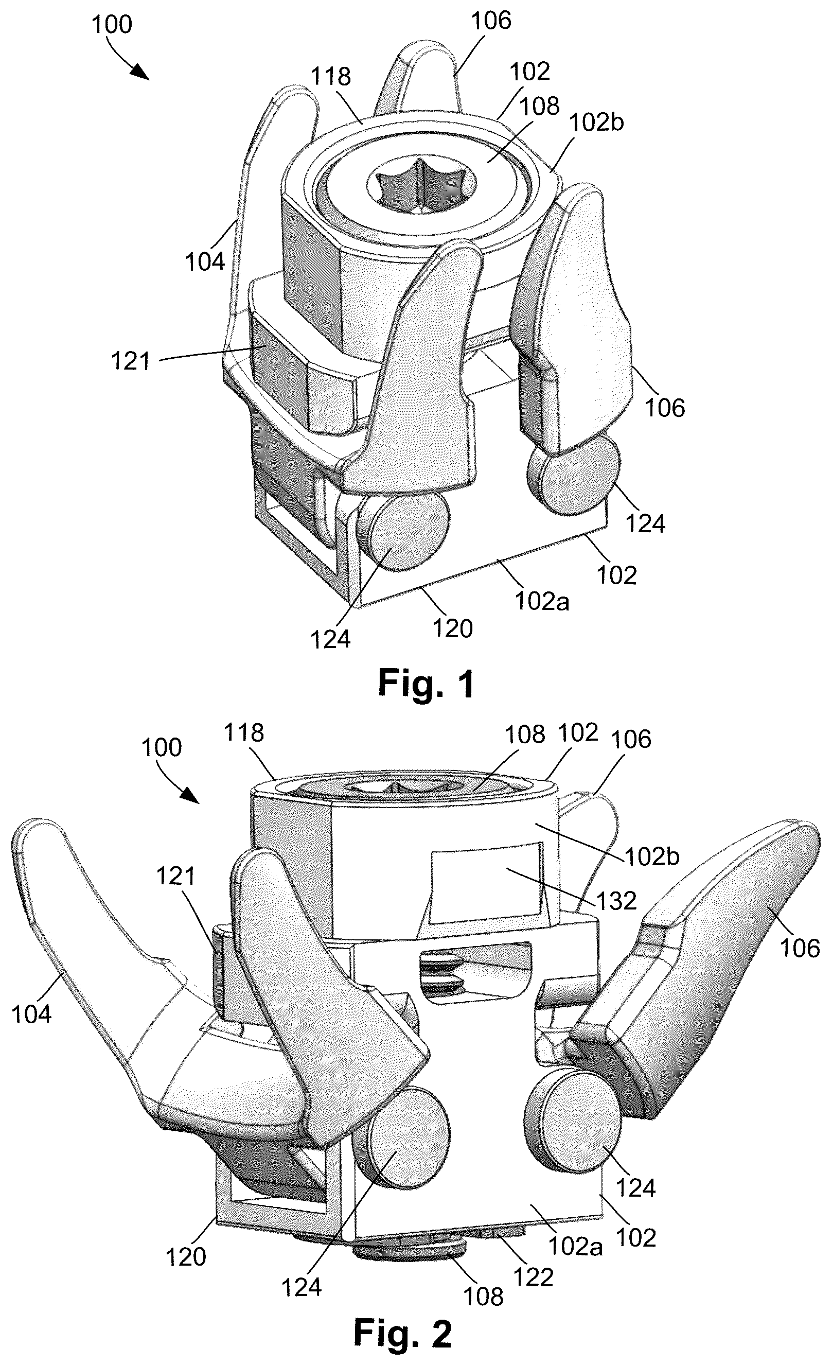 Patent US12102542 Figure 1 – Interspinous spacer and methods and systems utilizing the interspinous spacer