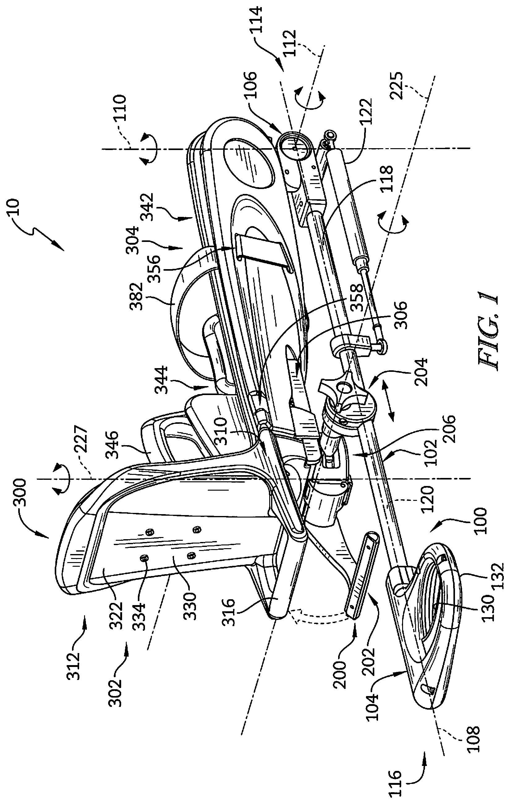 Patent US12102571 — Releasable spar for surgical boot — Figure 1