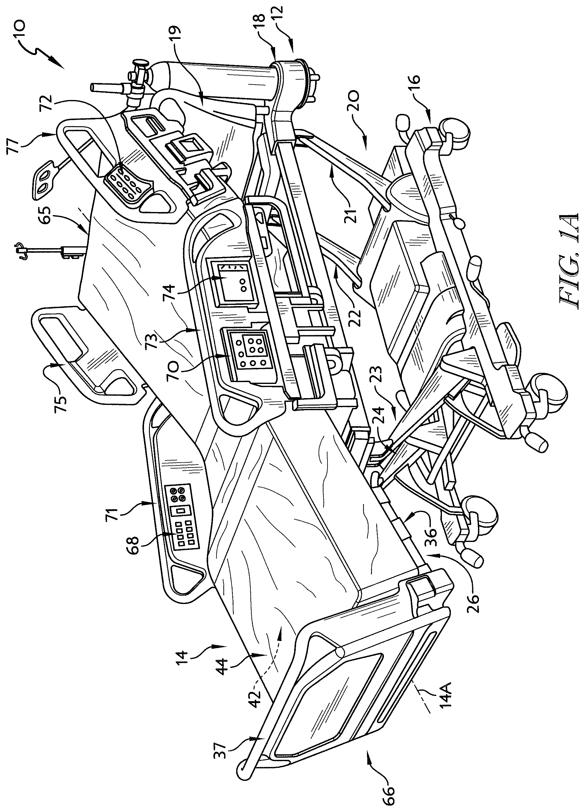 Patent US12102577 — Mattress bladder control using a bleed valve — Figure 1