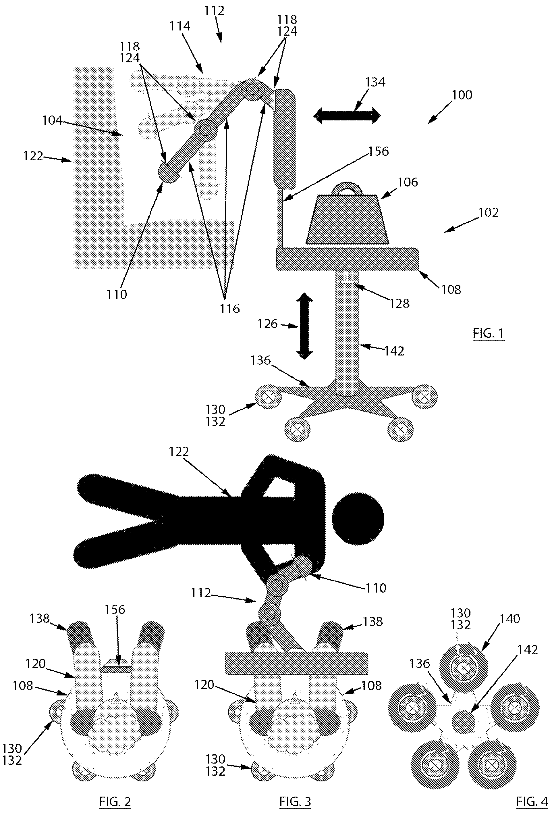 Patent US12102581 — Treatment force application device — Figure 1