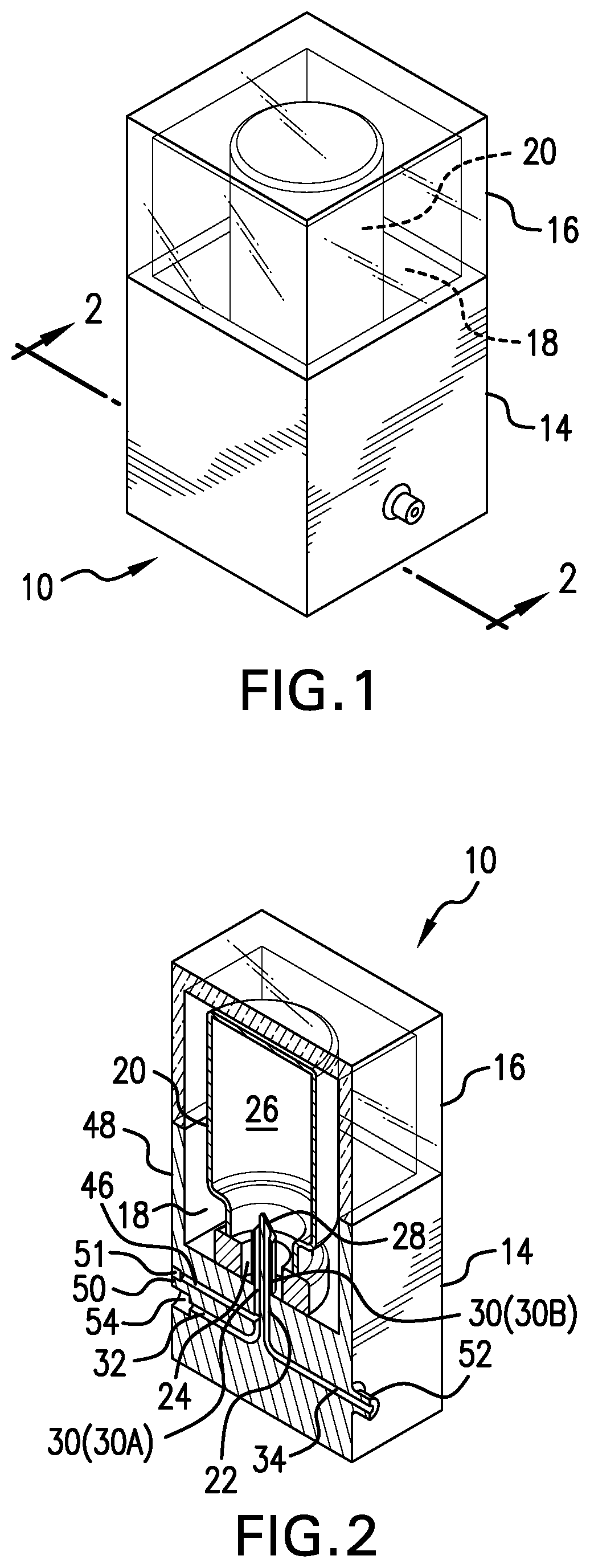 Patent US12102595 — Serially-connectable drug modules for combinatorial drug delivery device — Figure 1