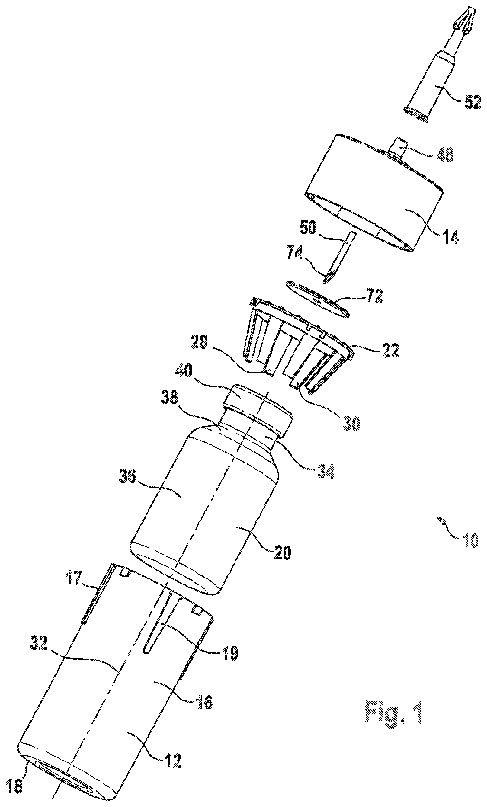 Patent US12102597 — Transfer device — Figure 1