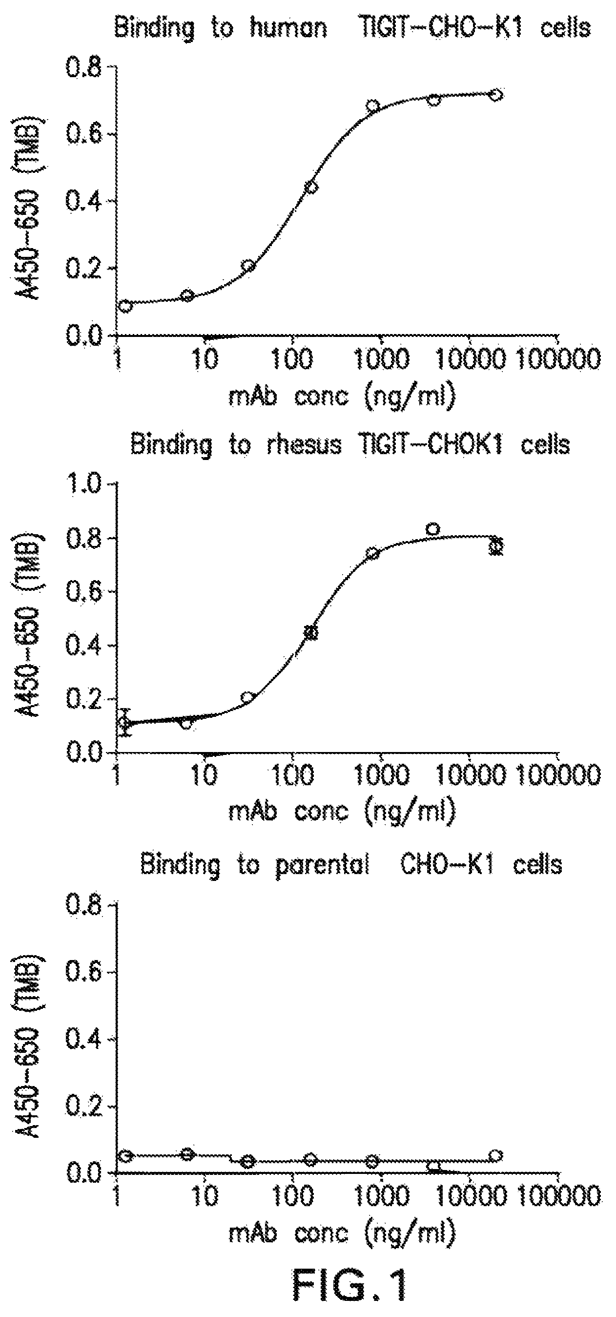 Patent US12102680 — Anti-TIGIT antibodies — Figure 1