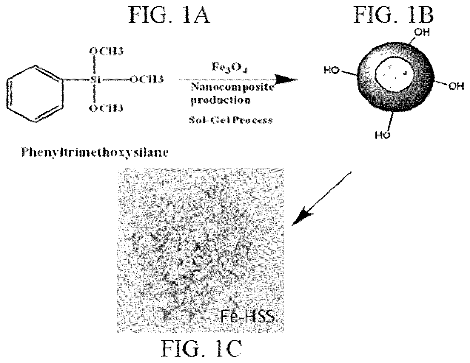 Patent US12102716 — Method for making solid silica spheres — Figure 1