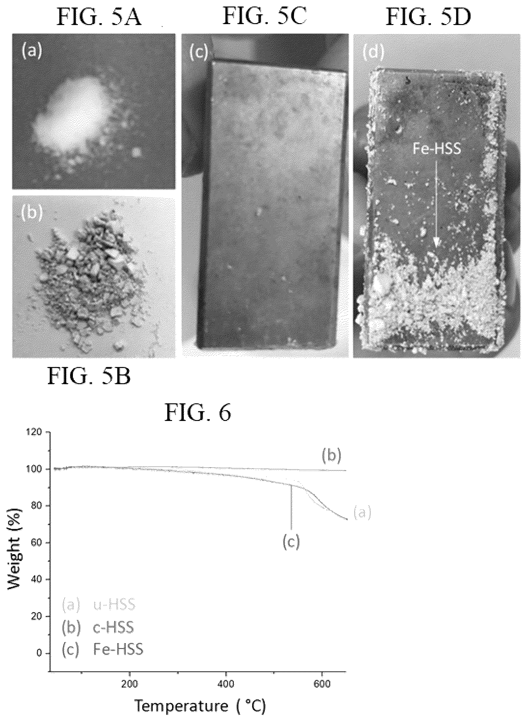 Patent US12102717 Figure 4 – Hollow silica spheres with nested iron oxide particles