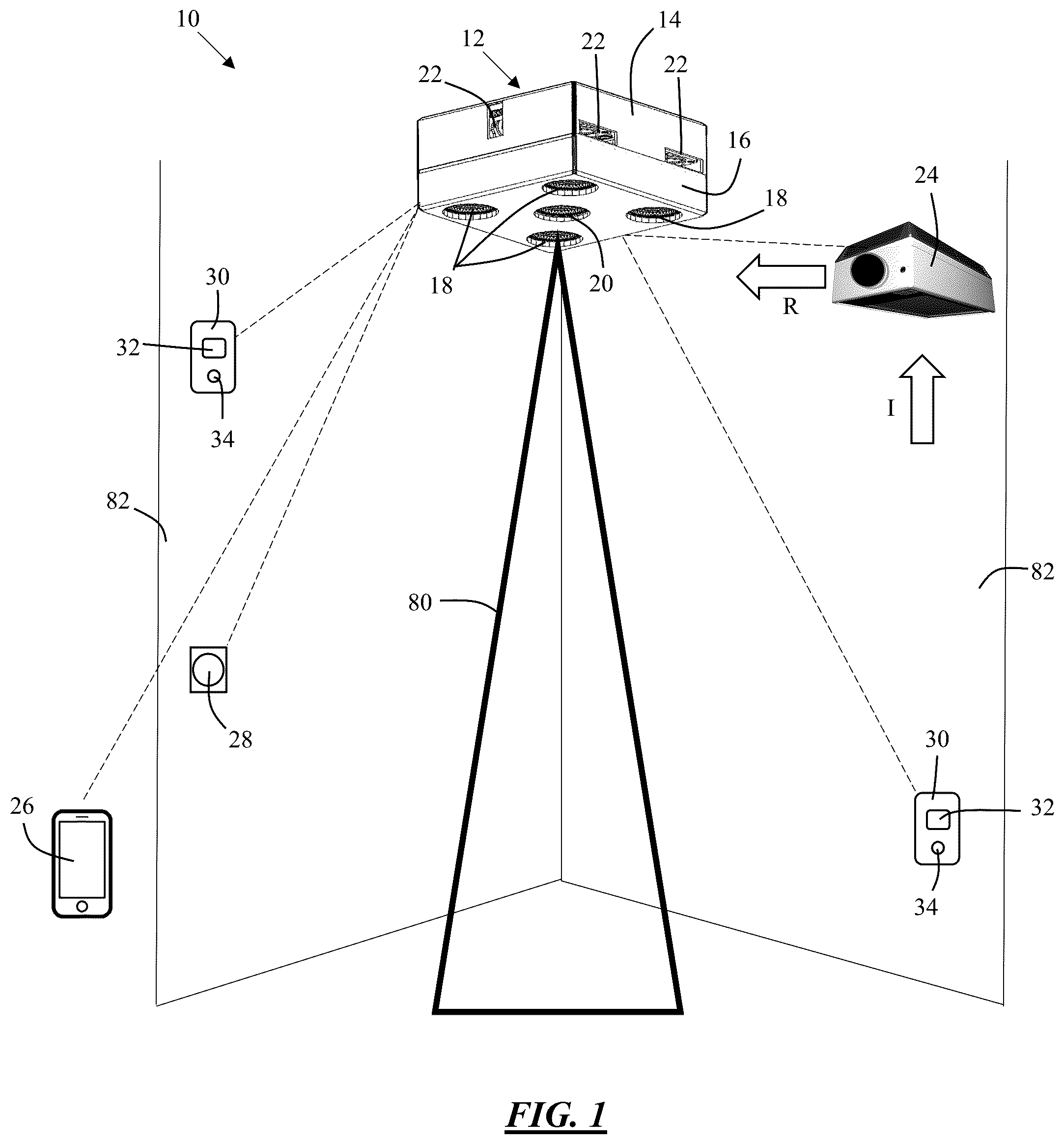 Patent US12102723 — Sterilizing system — Figure 1