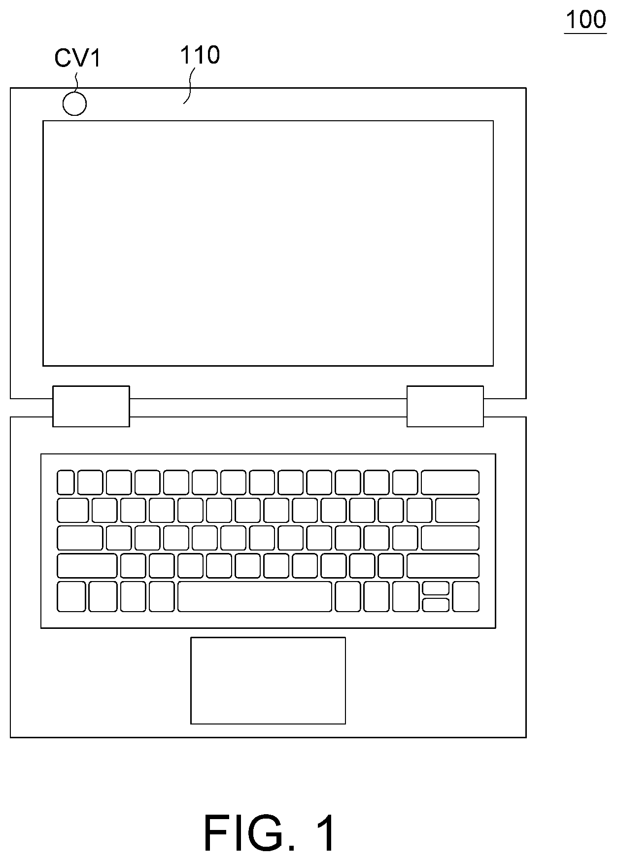 Patent US12102728 — Electronic device with antibacterial effect detection and portable device — Figure 1