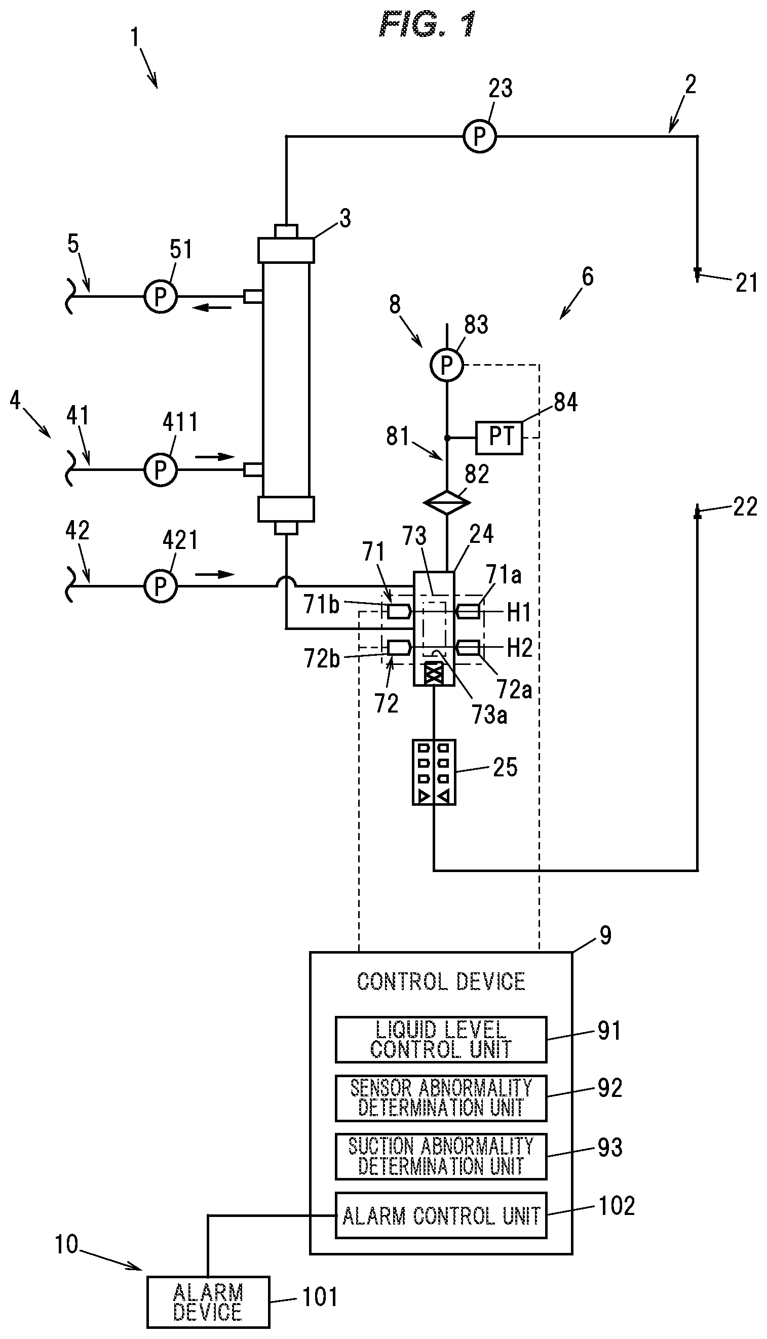 Patent US12102745 — Blood purification device — Figure 1