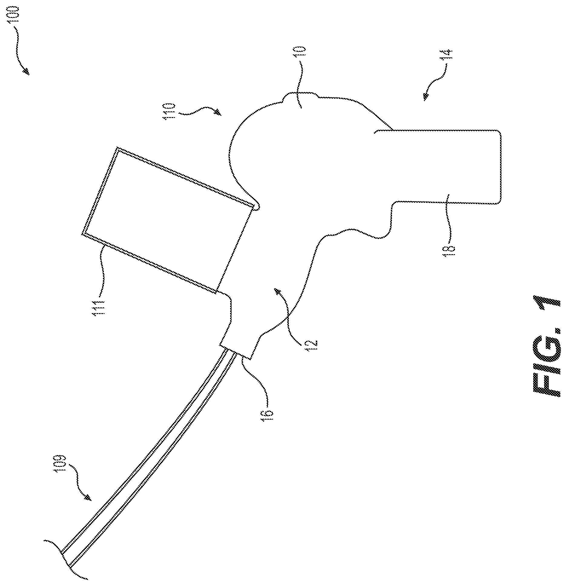 Patent US12102749 — Agent delivery systems and methods of using the same — Figure 1
