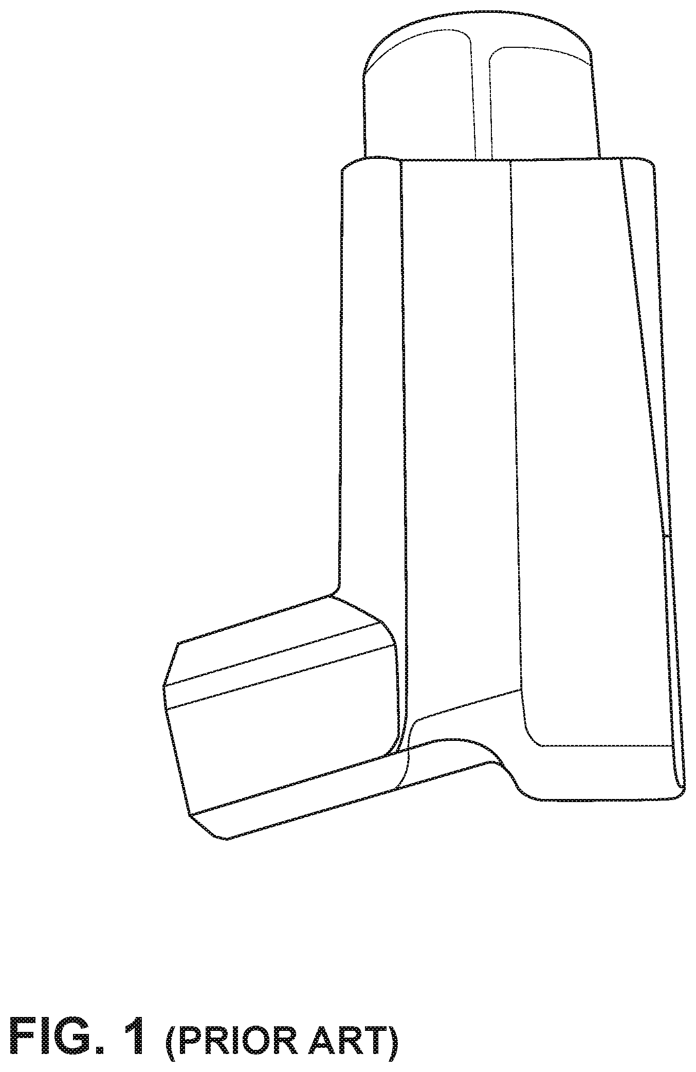 Patent US12102751 — Positive pressure inhaler for delivery of inhalable medication and methods for use — Figure 1