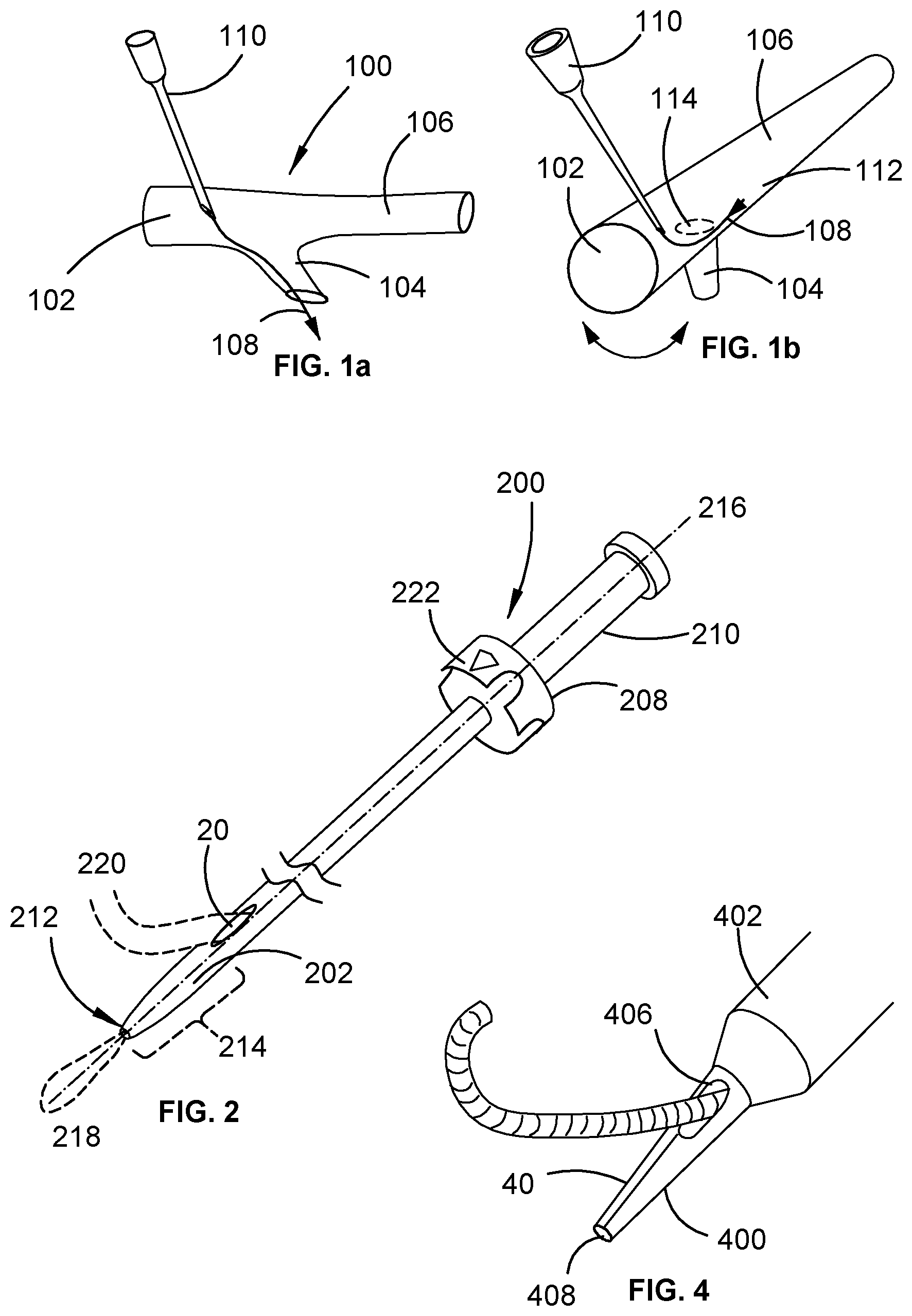 Patent US12102779 — Obturator, sheath and method for using same — Figure 1
