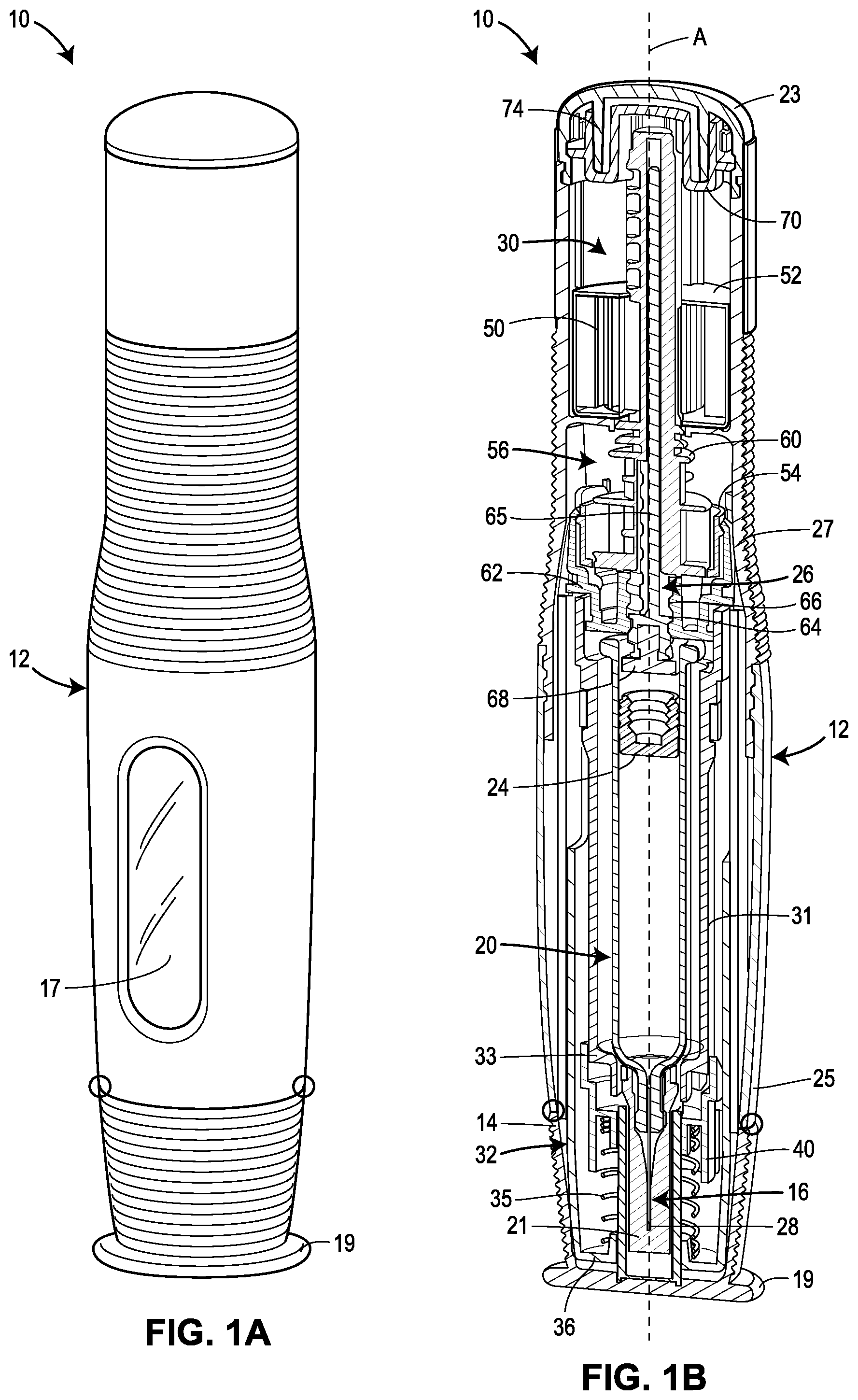 Patent US12102808 — Drug delivery device — Figure 1