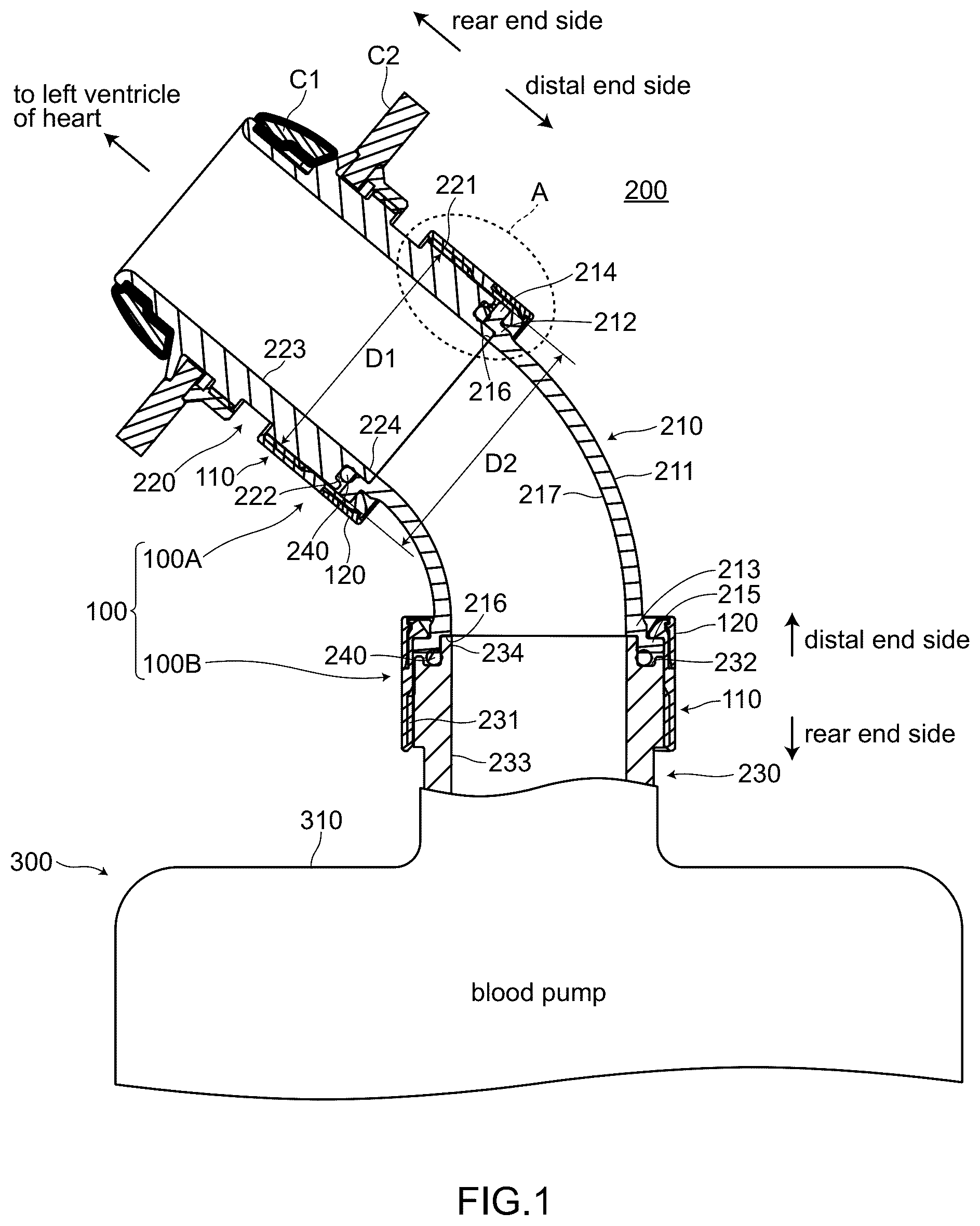 Patent US12102816 — Conduit forming unit and tube joint — Figure 1