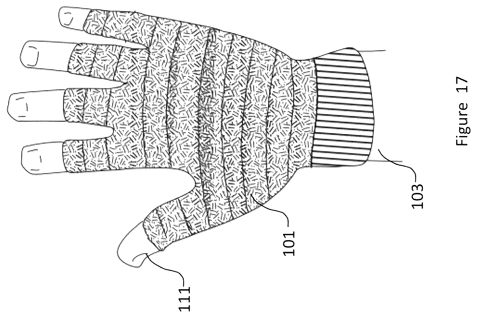 Patent US12102825 Figure 17 – Material and apparel that positively affect the health and wellbeing of a mammal