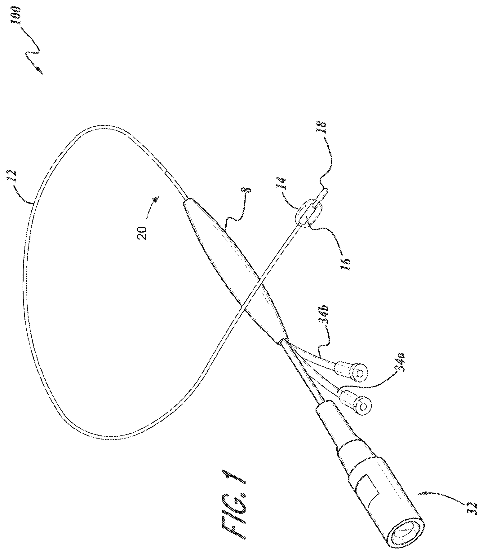 Patent US12102845 — Ultrasound-based neuromodulation system — Figure 1