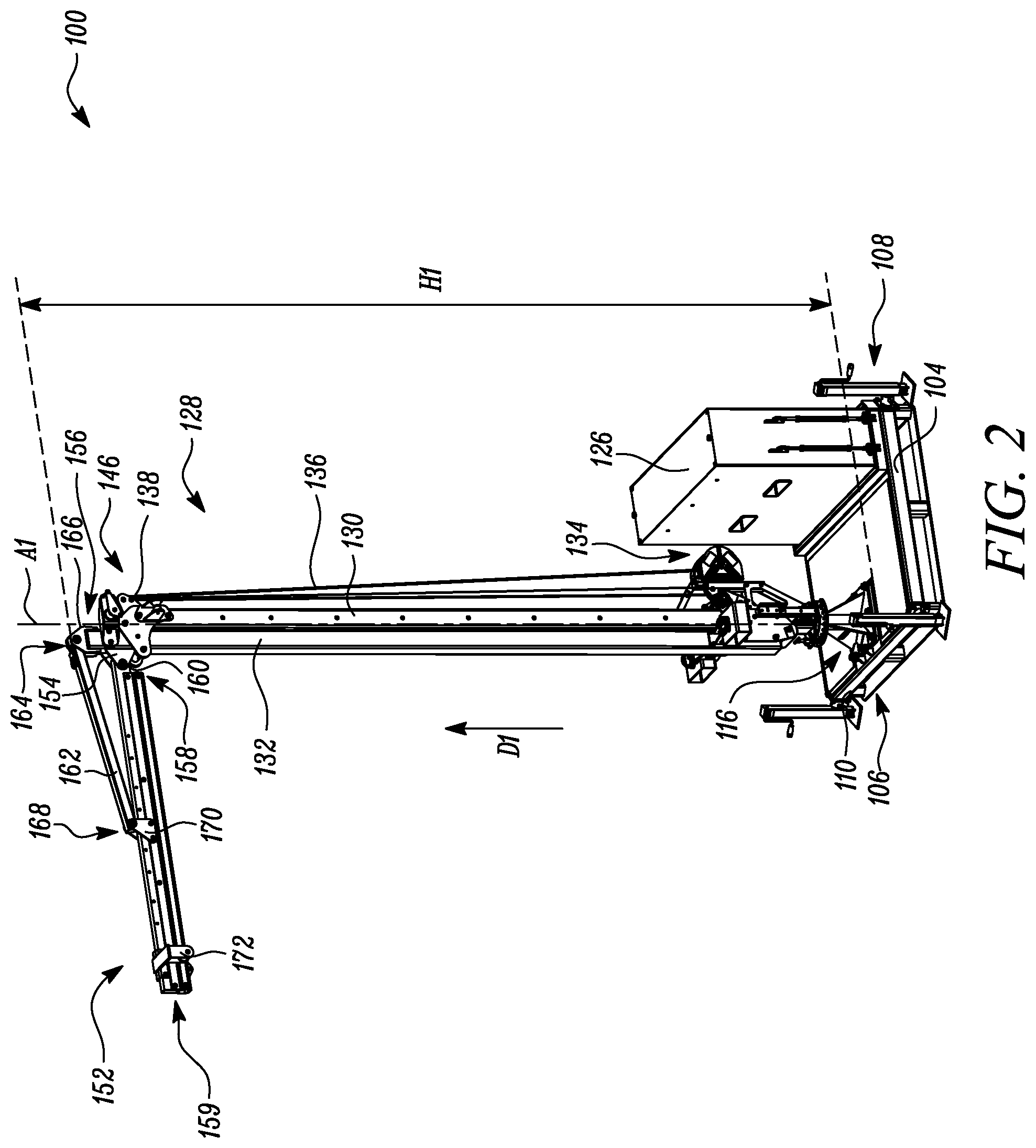 Patent US12102851 Figure 2 – Fall protection system