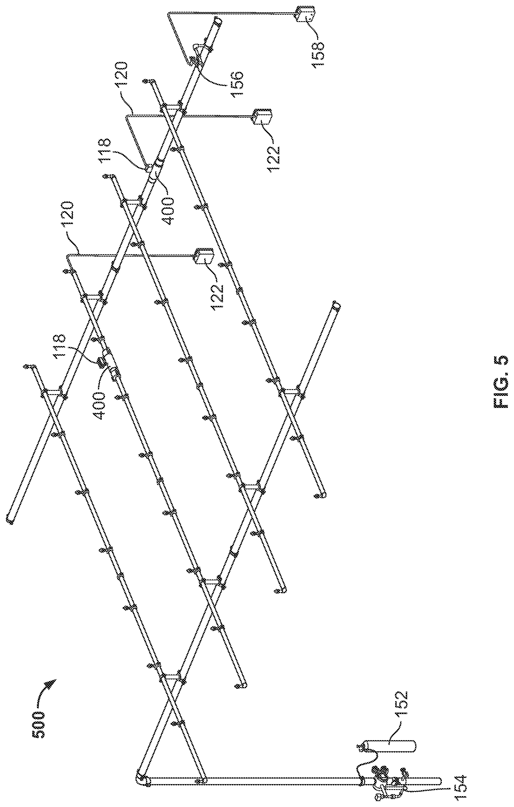 Patent US12102859 Figure 4 – Corrosion monitoring in a fluid distribution system