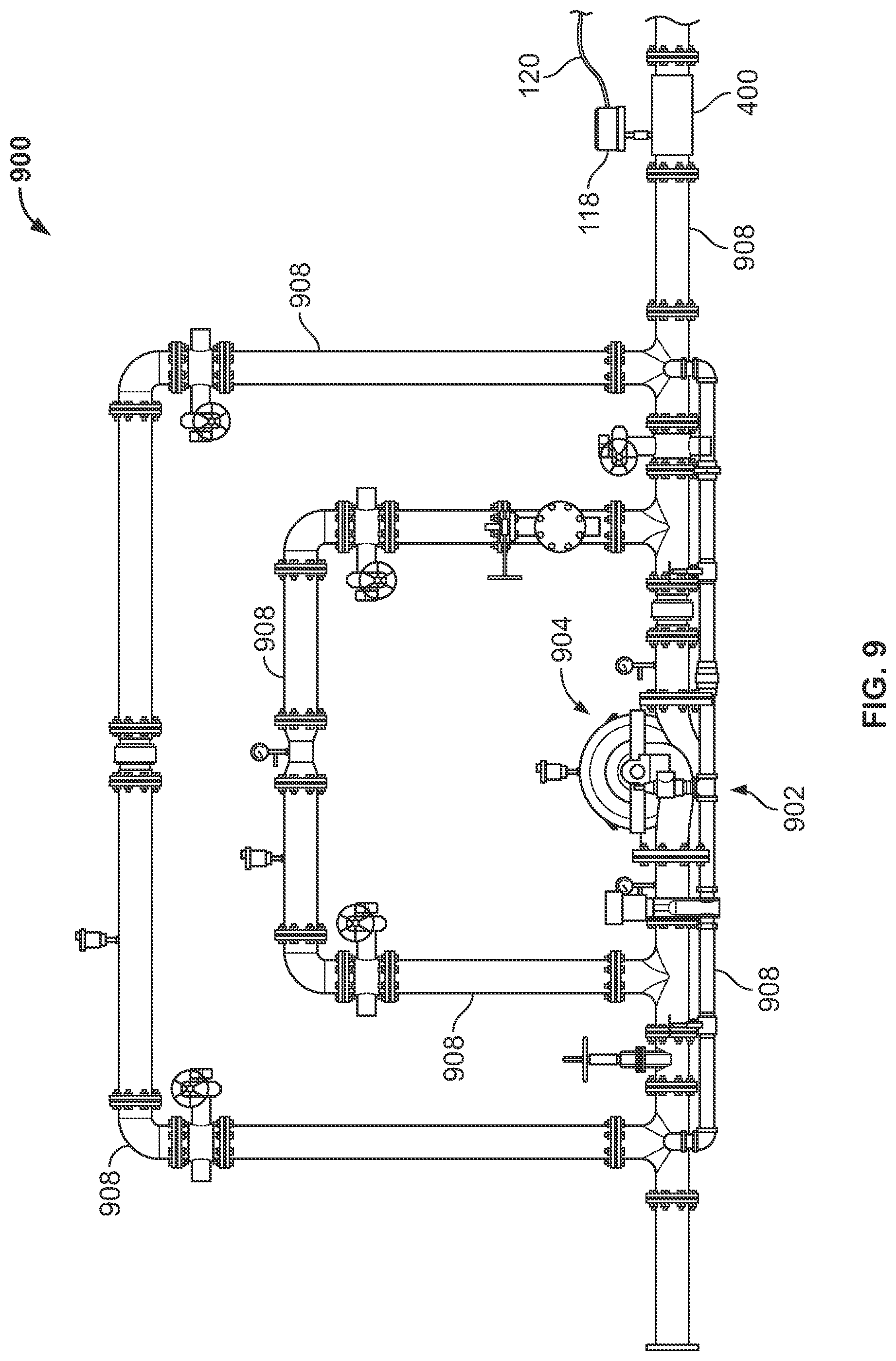 Patent US12102860 Figure 8 – Corrosion monitoring in a fluid distribution system