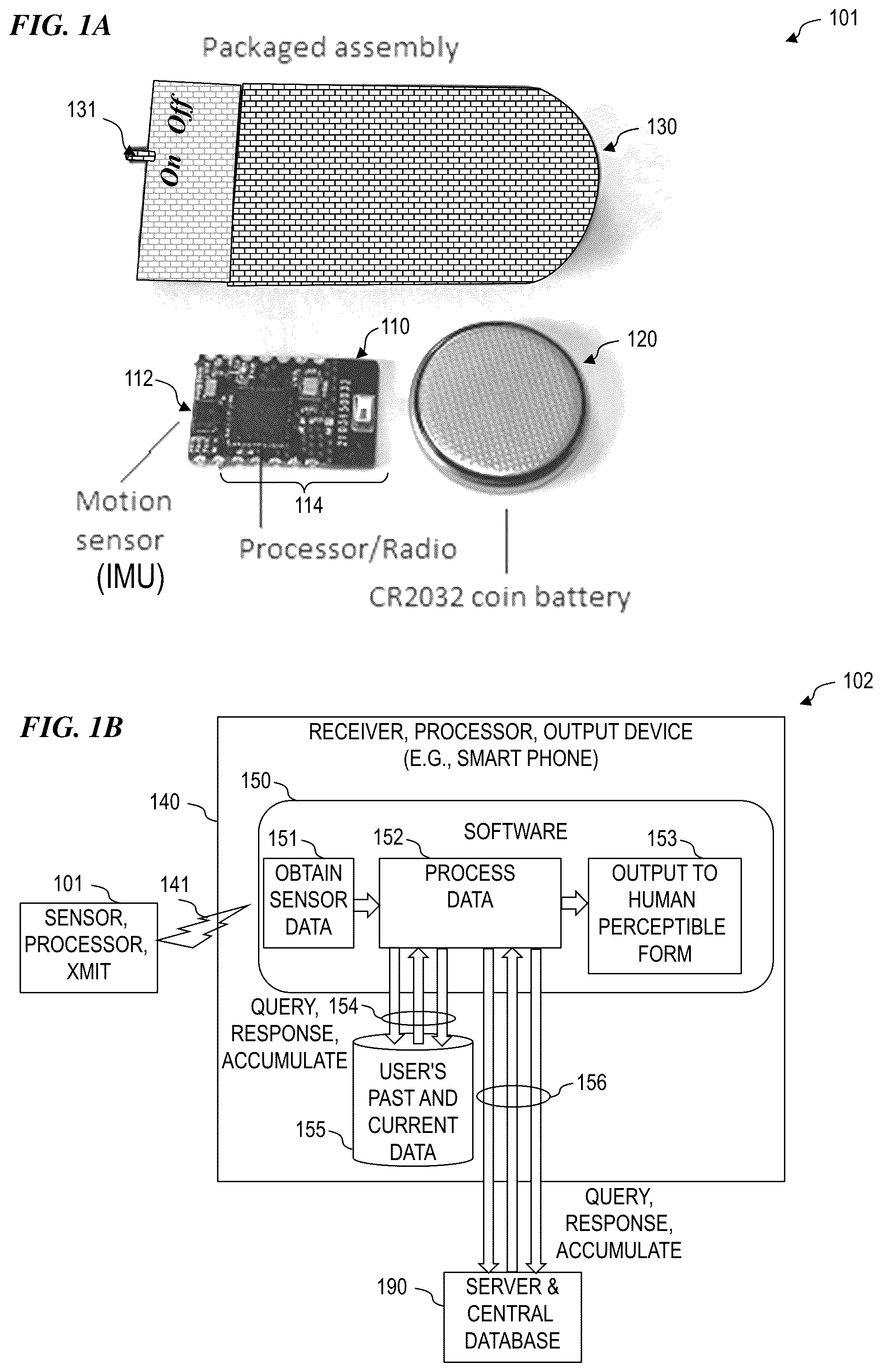 Patent US12102872 — Apparatus and method for monitoring and improving athletic performance — Figure 1