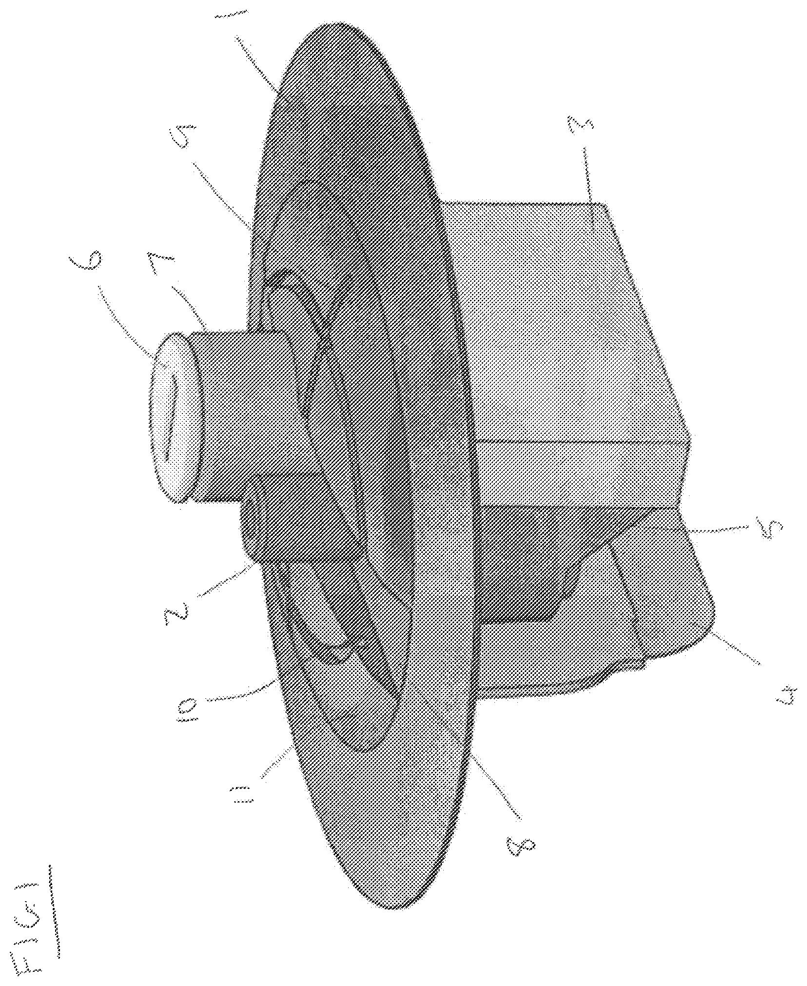 Patent US12102885 — Apparatus for an inflatable sports ball — Figure 1