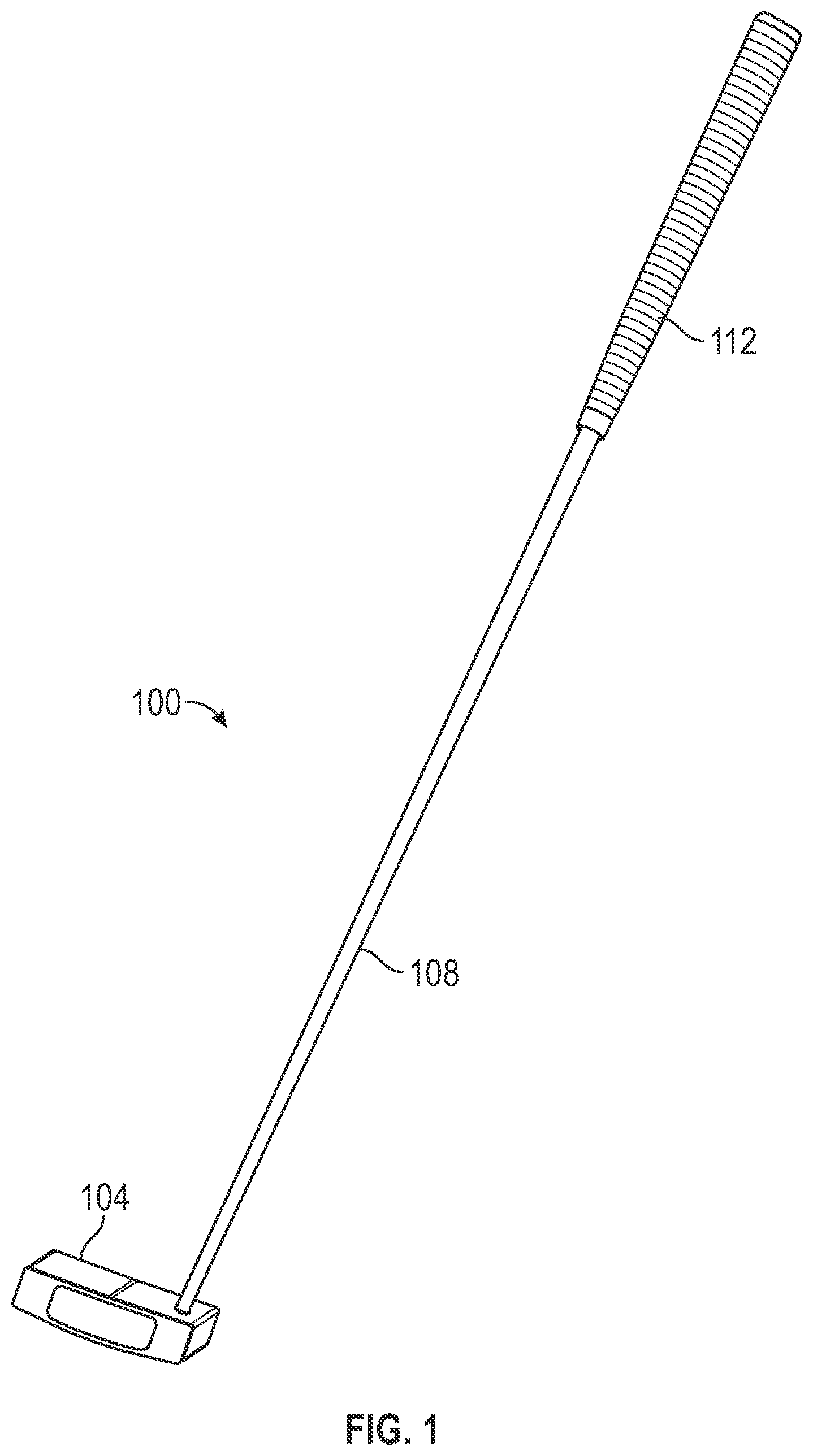 Patent US12102888 — Putter club head with profiled face insert — Figure 1