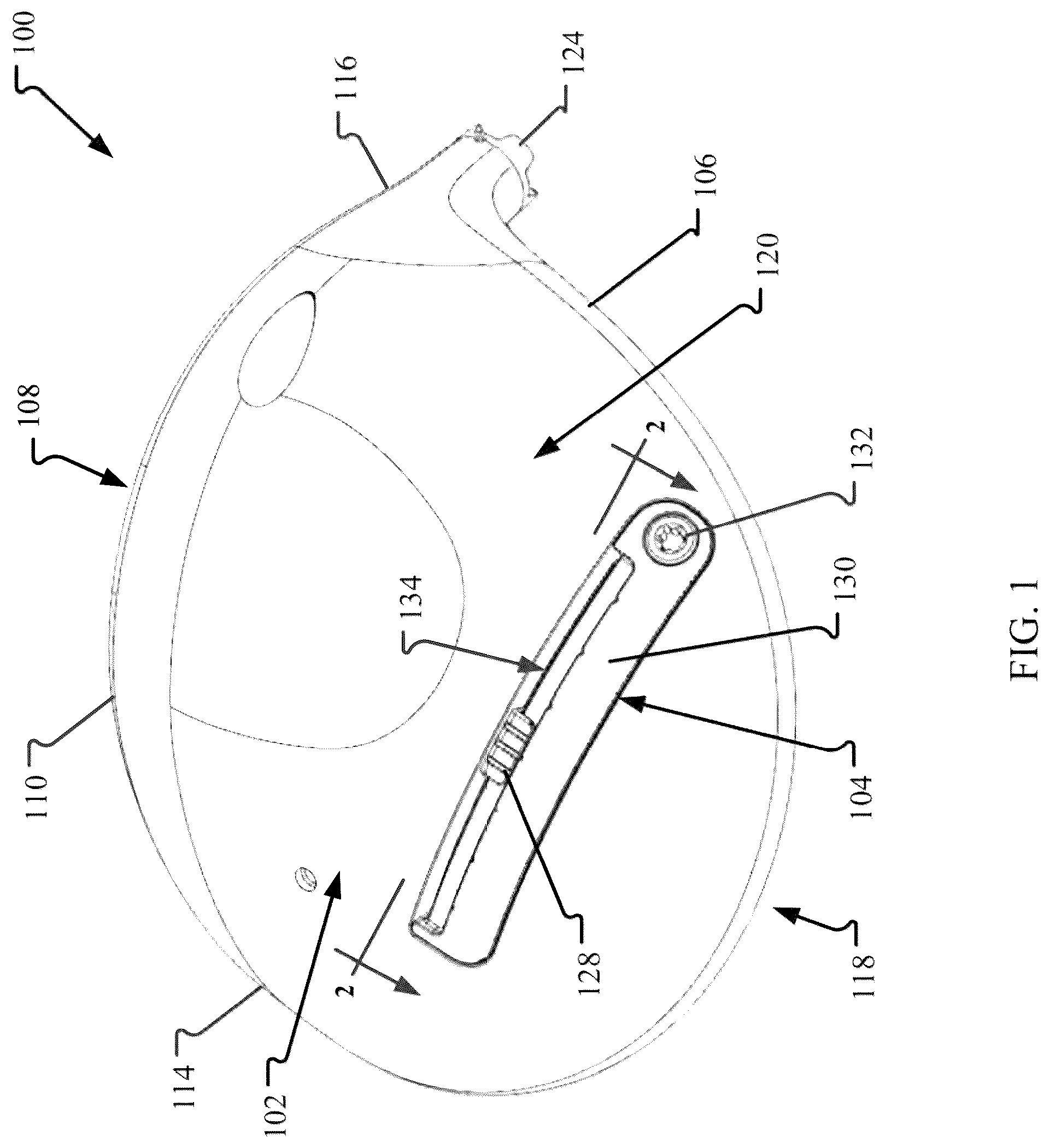 Patent US12102895 — Golf club having an adjustable weight assembly — Figure 1